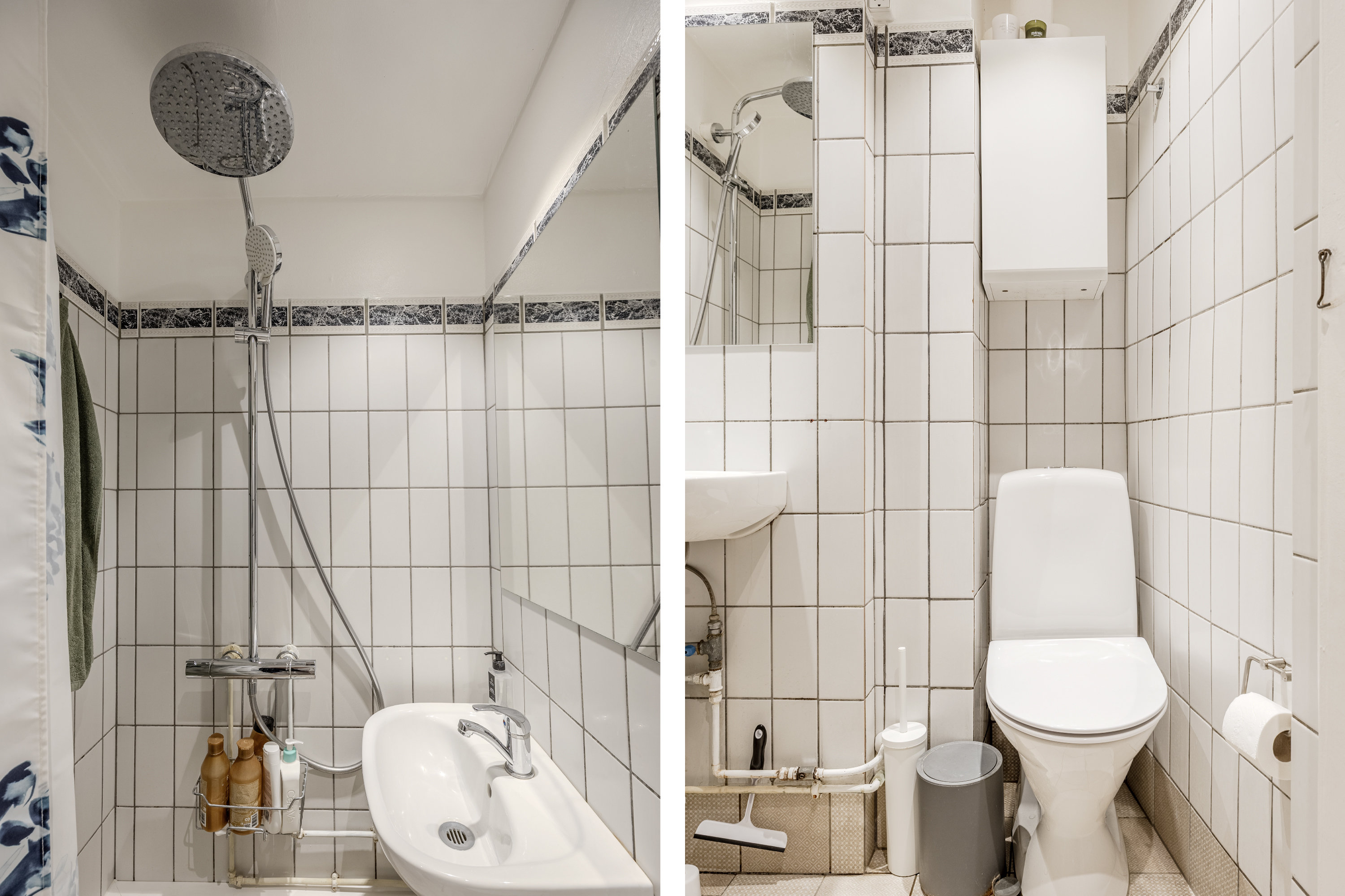 Fremhævet toilet billede i fuldskærmstilstand. Billede af Bjelkes Allé 11A, 1. tv., 2200 København N