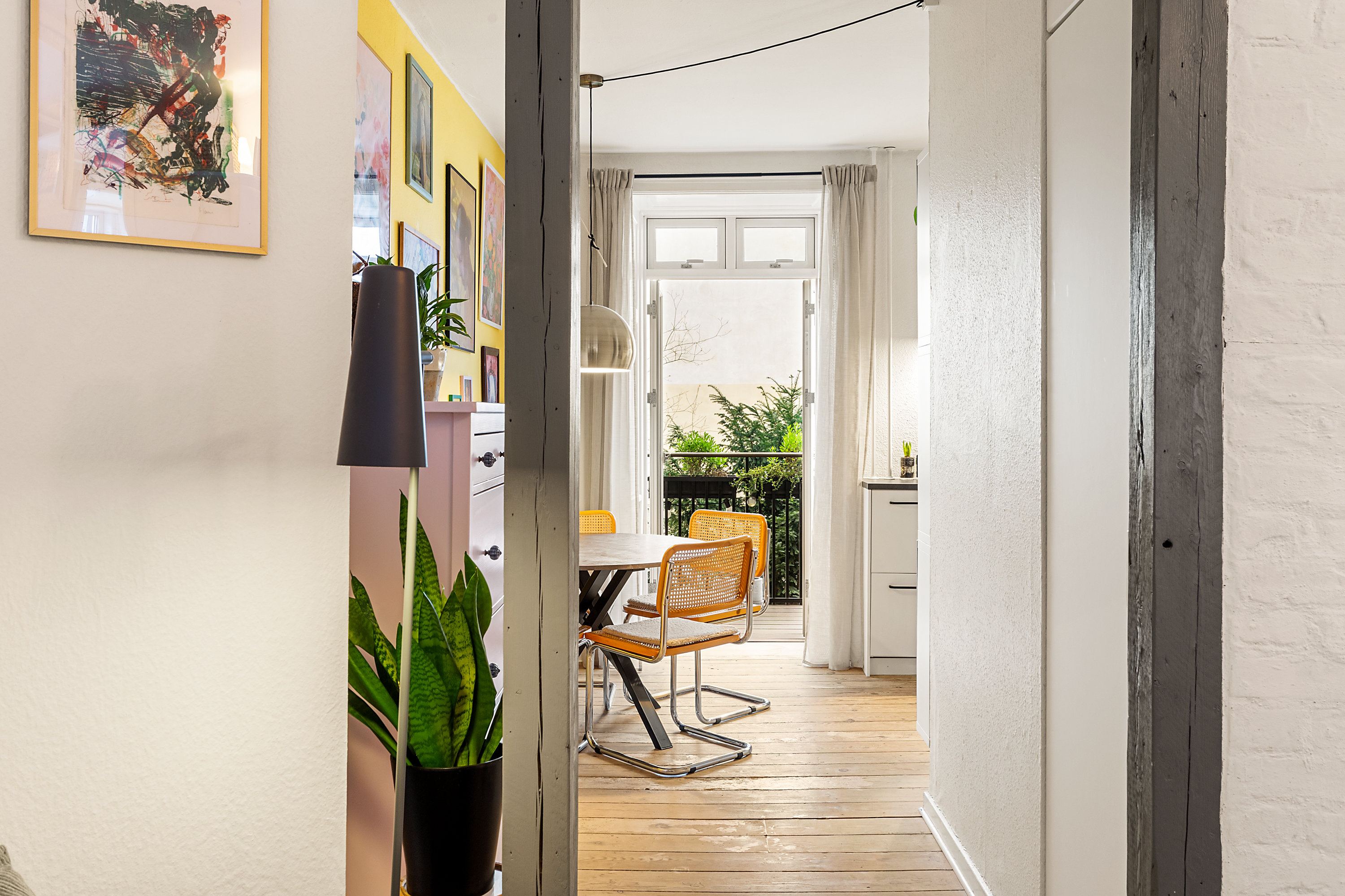 Fremhævet indgang billede i fuldskærmstilstand. Billede af Bjelkes Allé 11A, 1. tv., 2200 København N