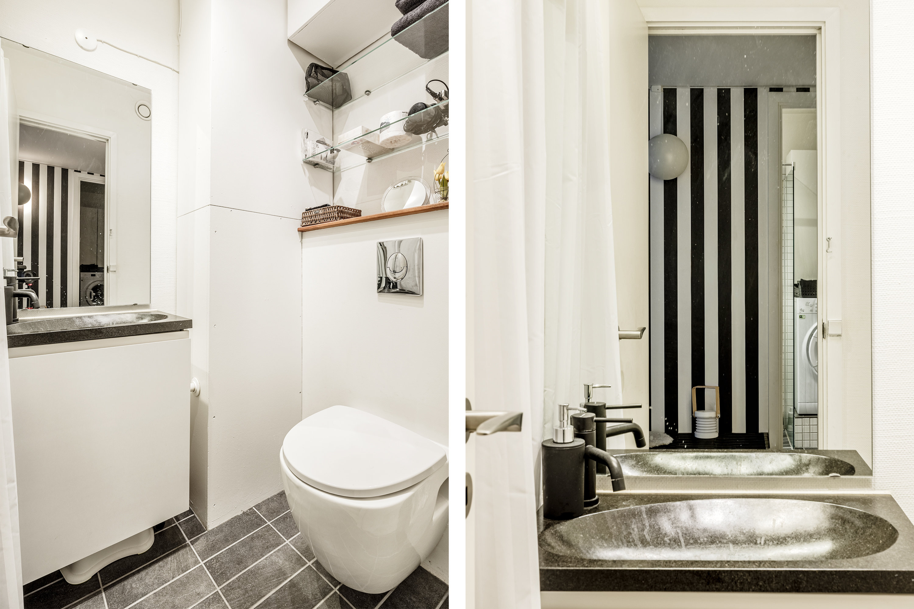 Fremhævet toilet billede i fuldskærmstilstand. Billede af Vester Søgade 14, 5. th., 1601 København V