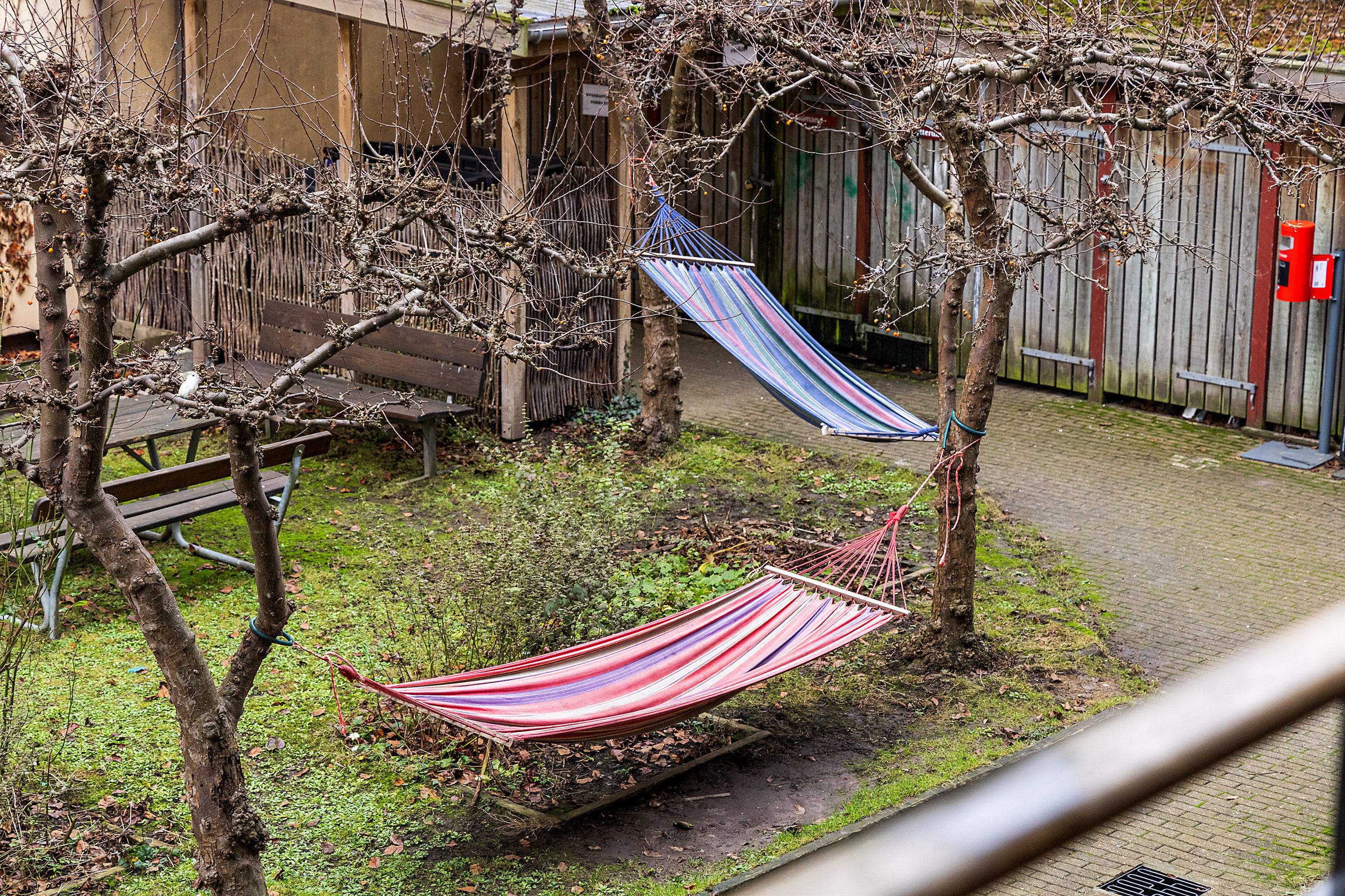 Fremhævet overdækket indgang billede i fuldskærmstilstand. Billede af Bjelkes Allé 11A, 1. tv., 2200 København N