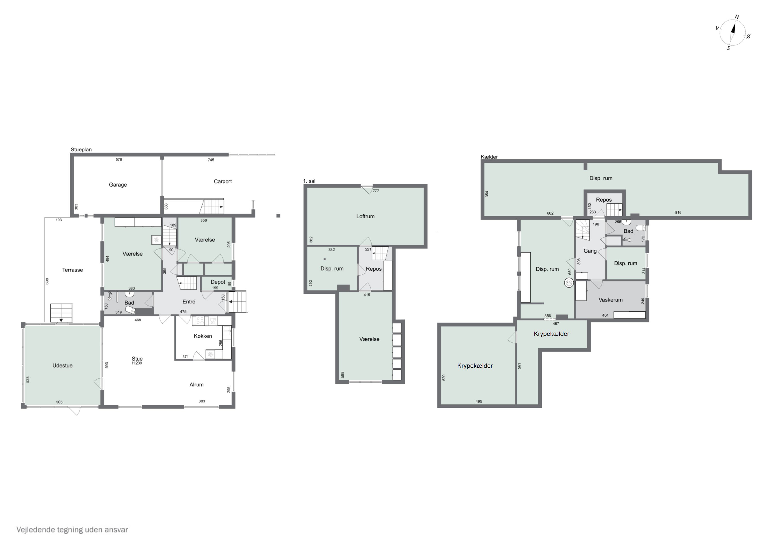 Plantegninger billede af Mette Ruds Vej 30, Tved, 5700 Svendborg
