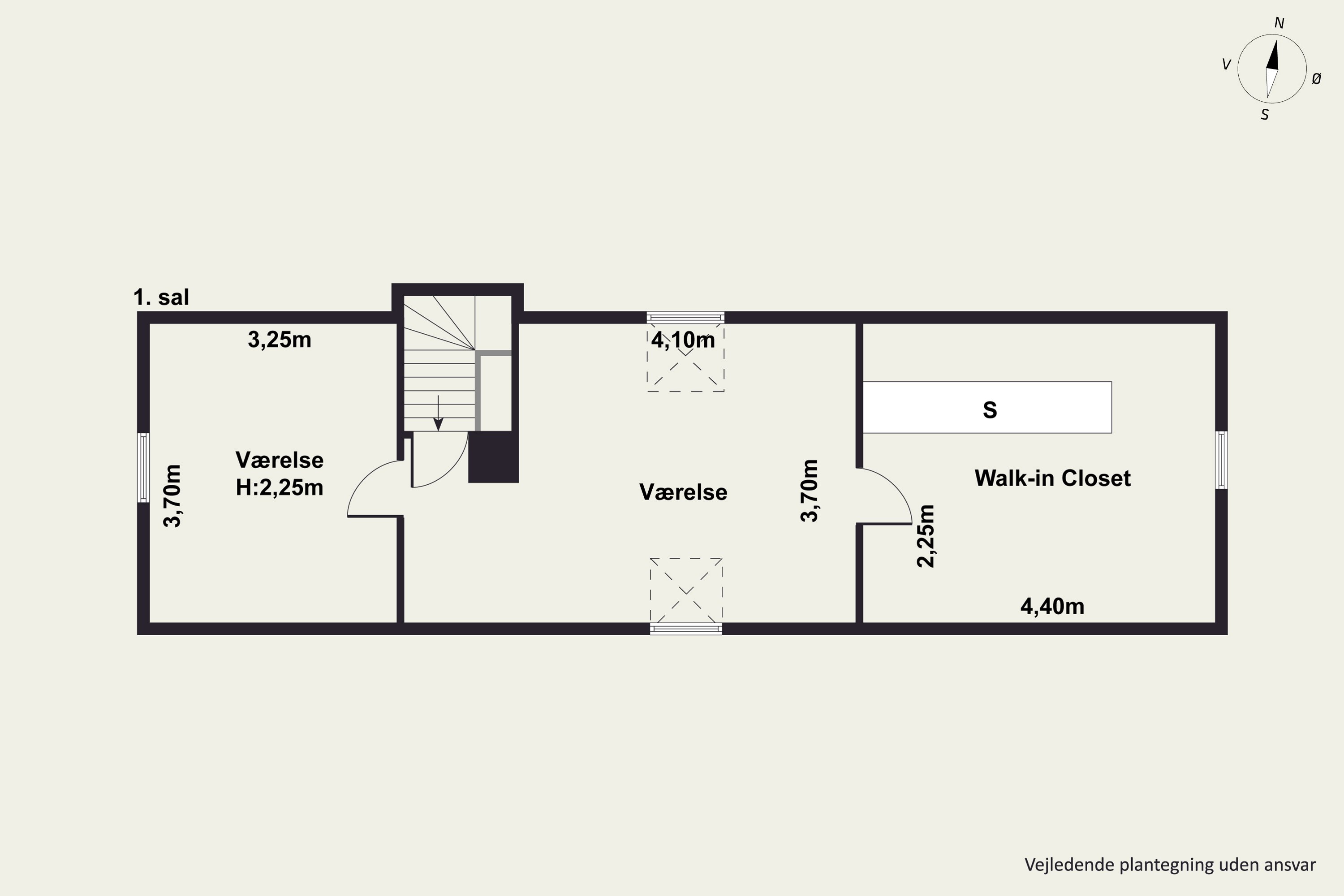 Plantegninger billede af Skipperstræde 4, Sebbersund, 9240 Nibe