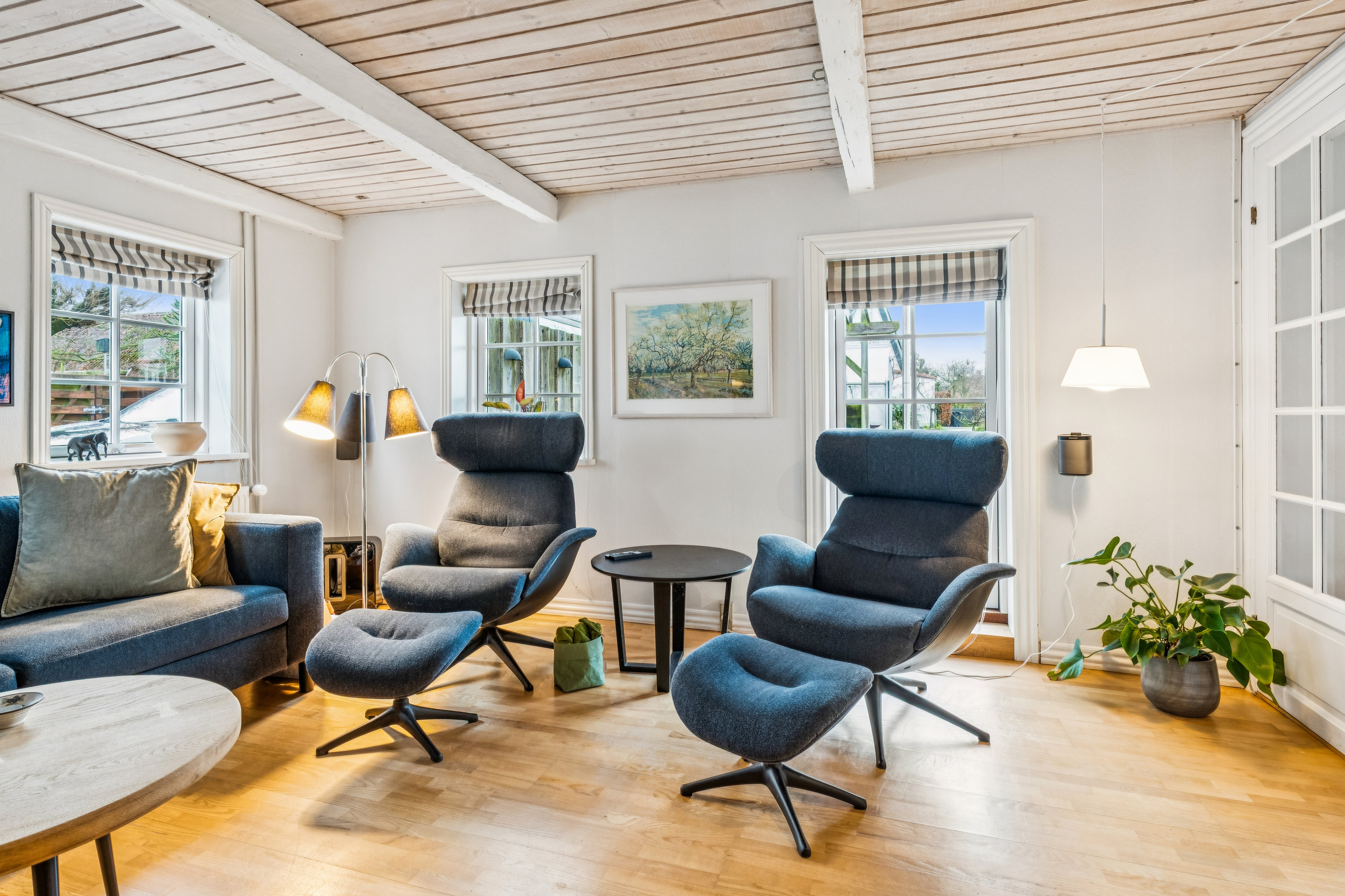 Fremhævet stue billede i fuldskærmstilstand. Billede af Skipperstræde 4, Sebbersund, 9240 Nibe