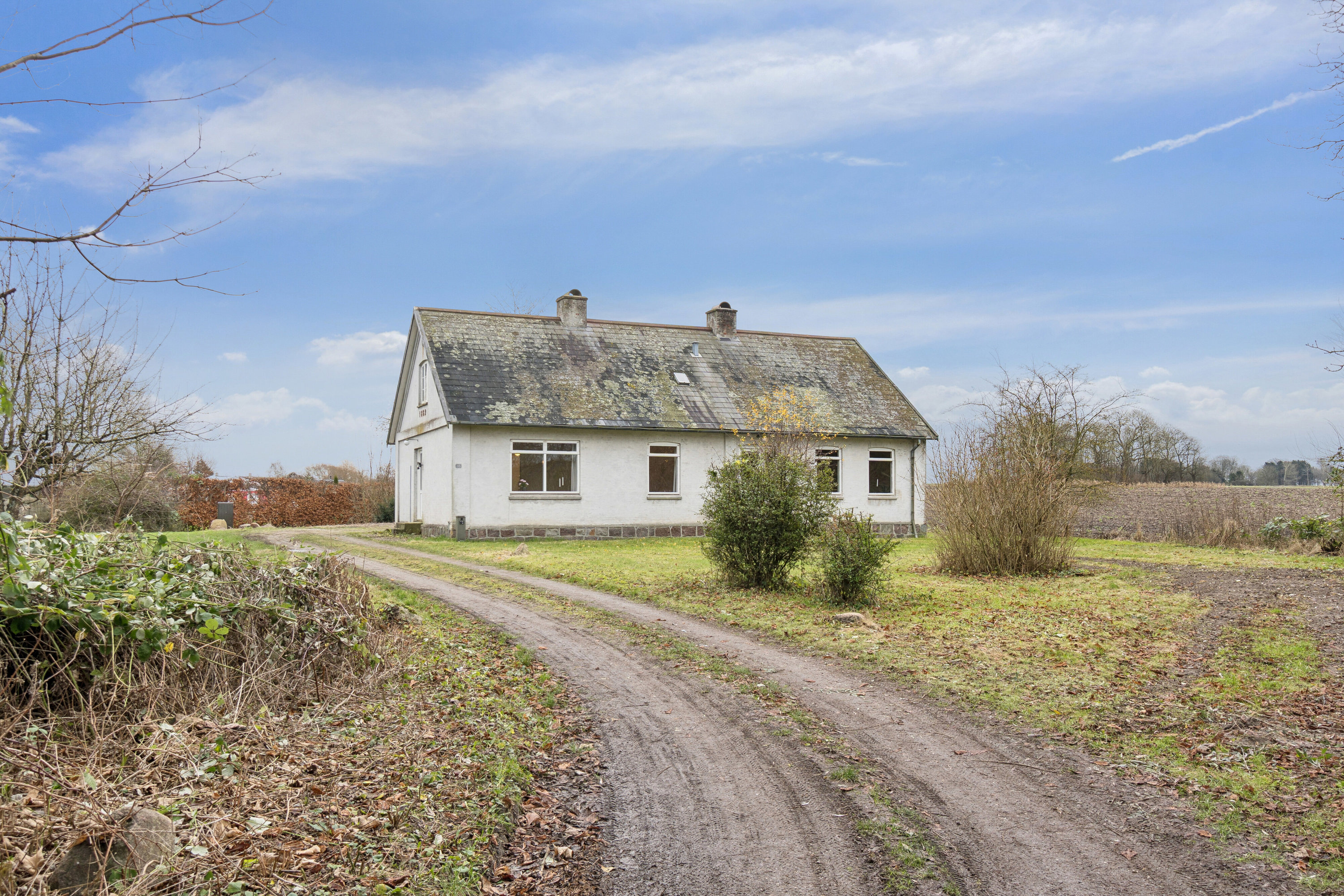Fremhævet set fra vejen billede i fuldskærmstilstand. Billede af Haldagermaglevej 16, Haldagermagle, 4250 Fuglebjerg