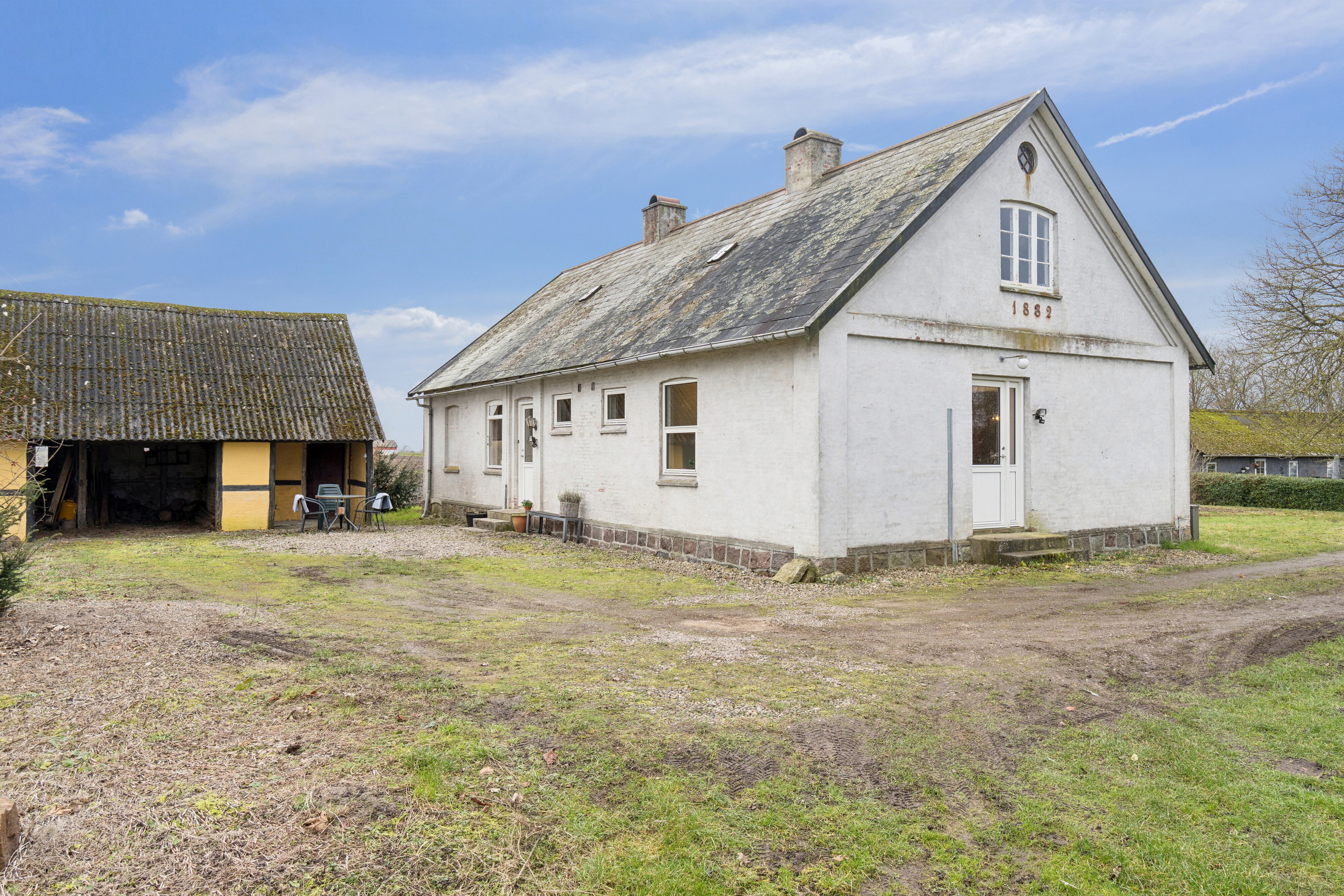 Fremhævet set fra haven billede i fuldskærmstilstand. Billede af Haldagermaglevej 16, Haldagermagle, 4250 Fuglebjerg