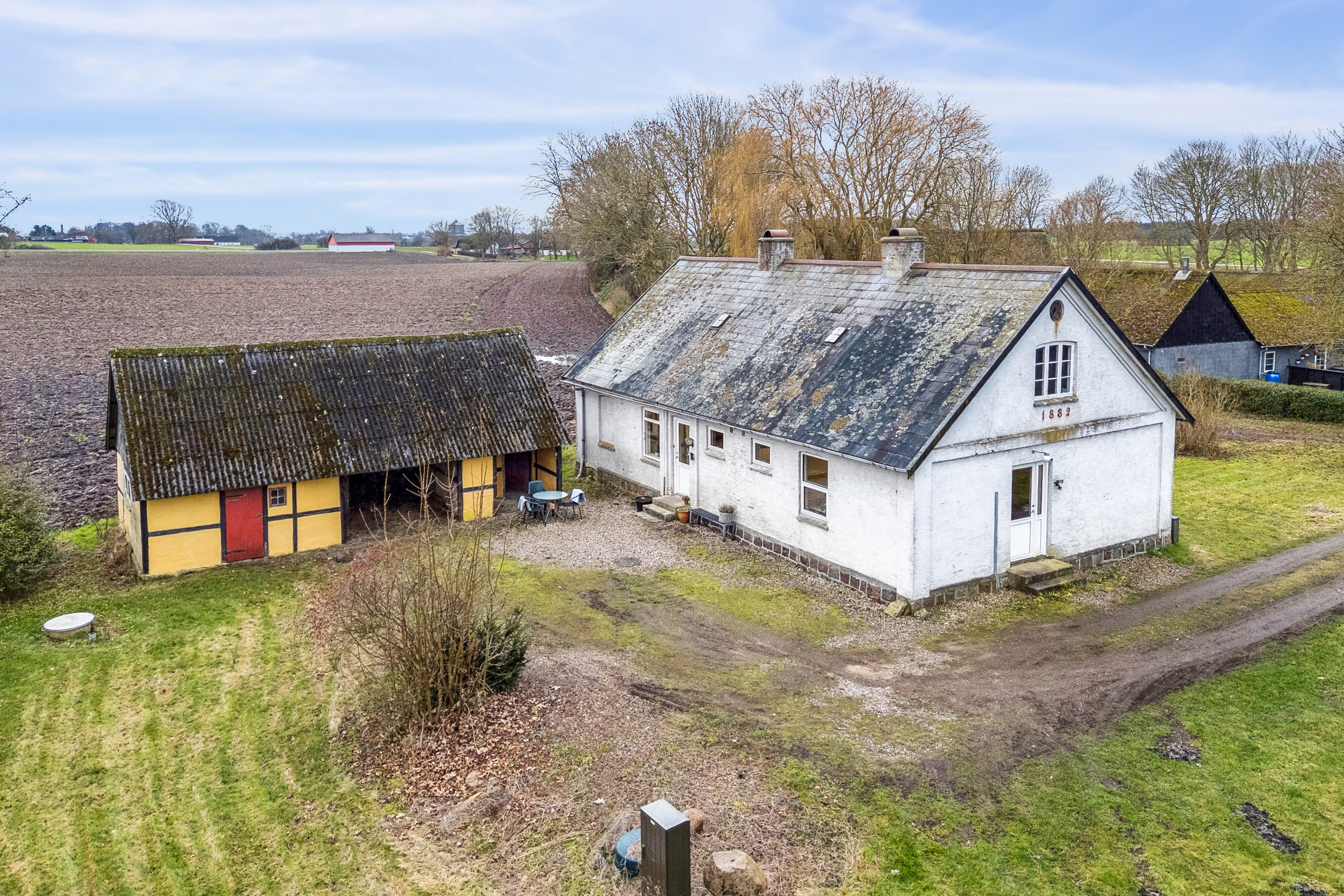 Fremhævet set fra haven billede i fuldskærmstilstand. Billede af Haldagermaglevej 16, Haldagermagle, 4250 Fuglebjerg