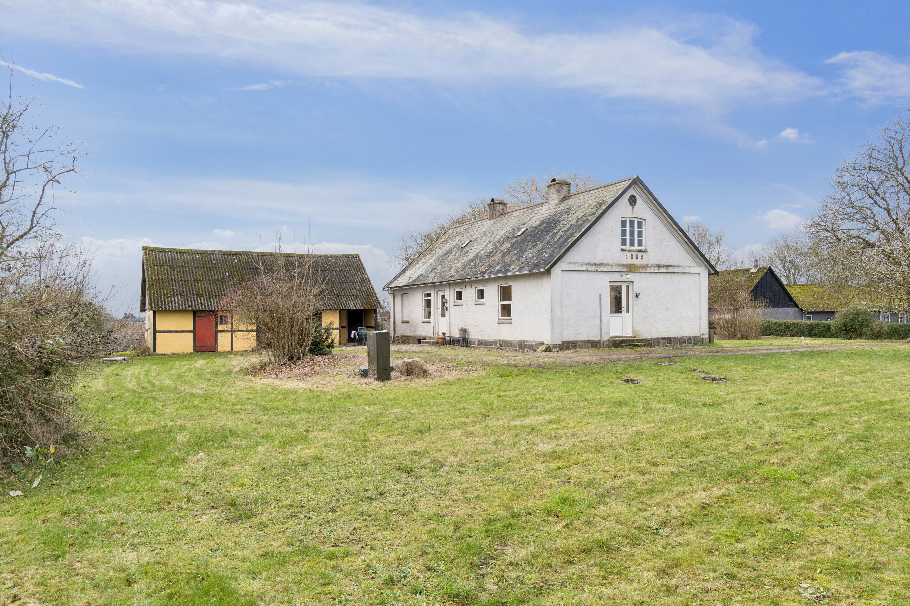 Fremhævet set fra haven billede i fuldskærmstilstand. Billede af Haldagermaglevej 16, Haldagermagle, 4250 Fuglebjerg