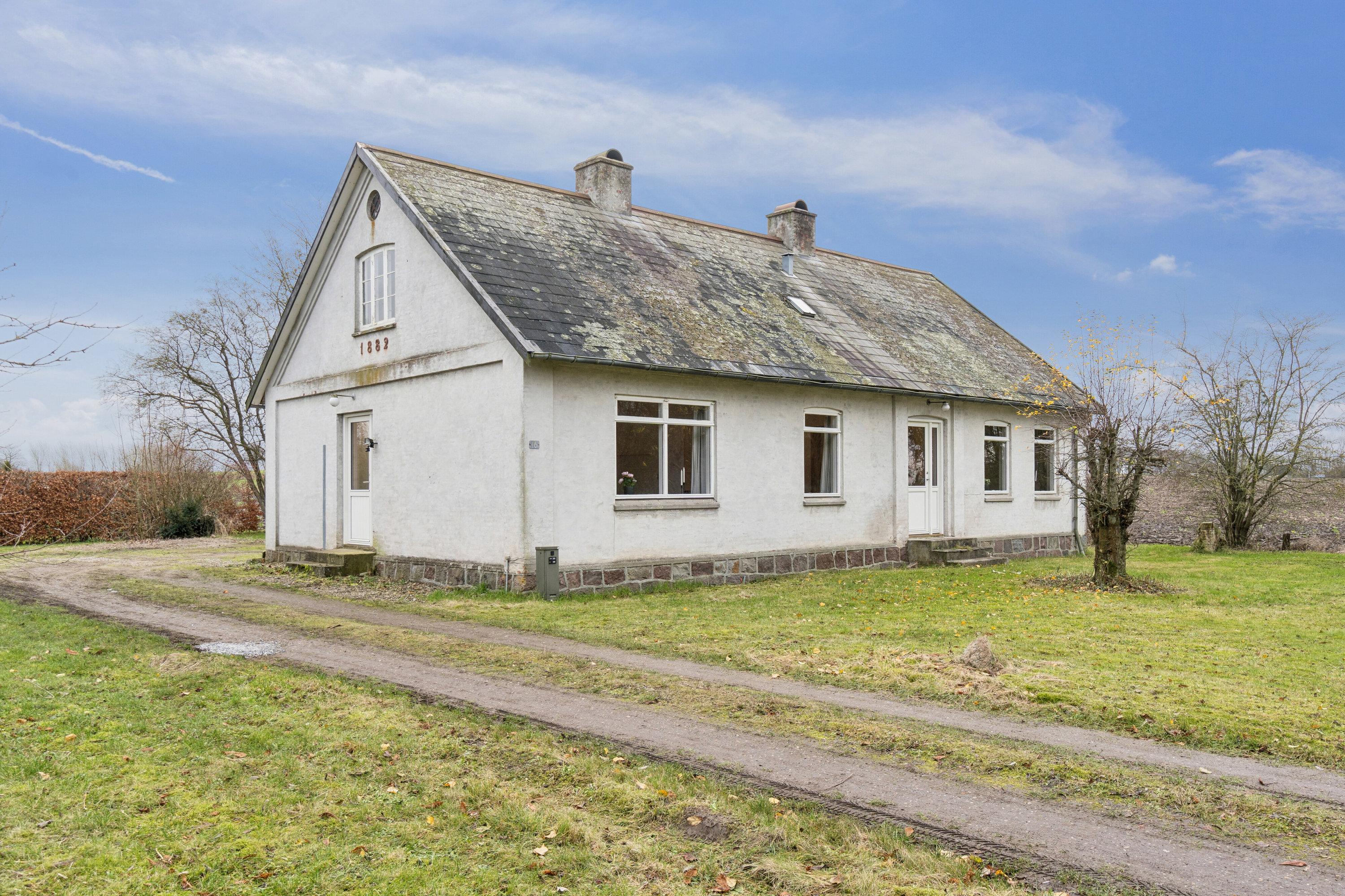 Villa: Set fra haven på Haldagermaglevej 16, Haldagermagle, 4250 Fuglebjerg