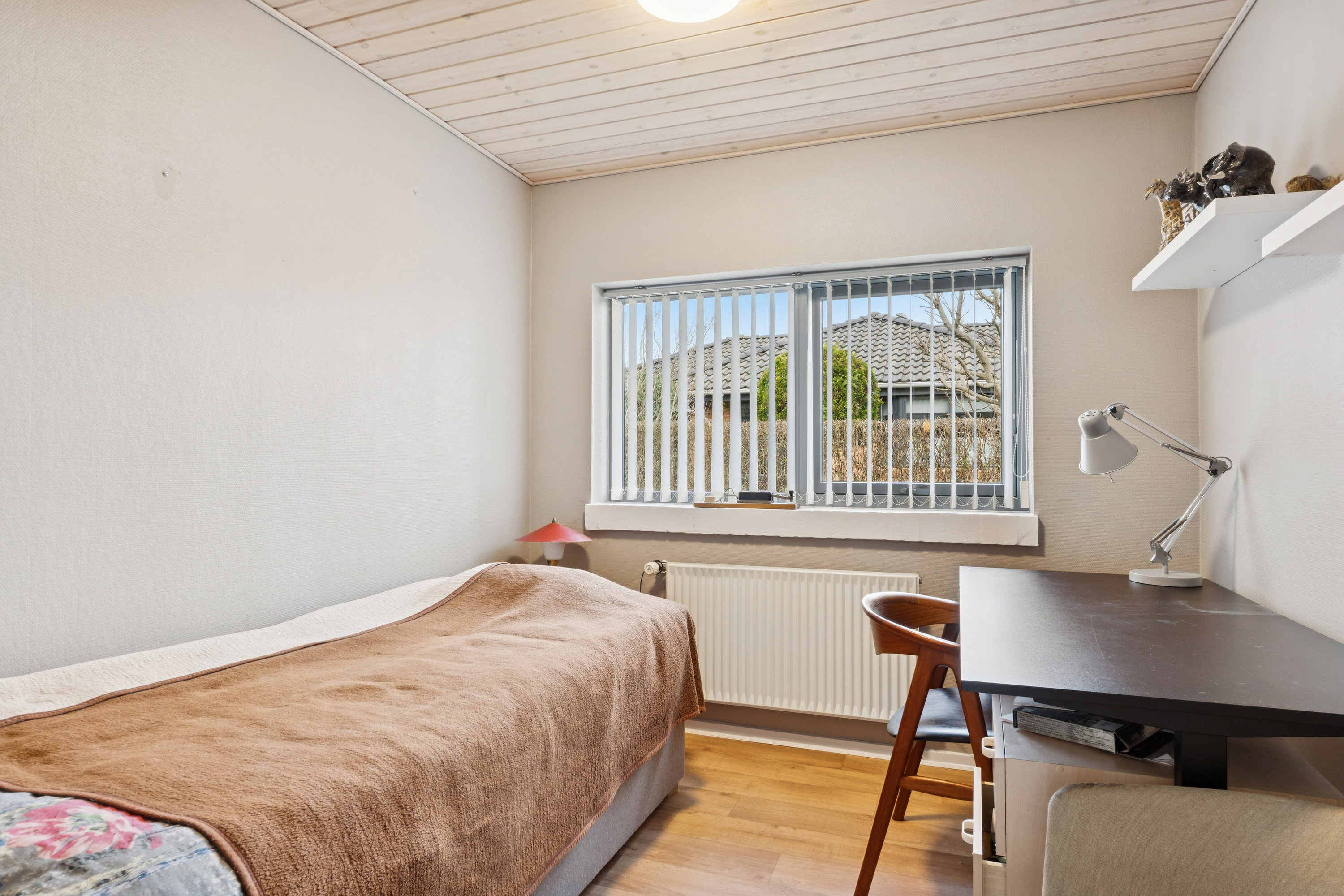 Fremhævet soveværelse billede i fuldskærmstilstand. Billede af Henry Heerups Vej 41, 7430 Ikast