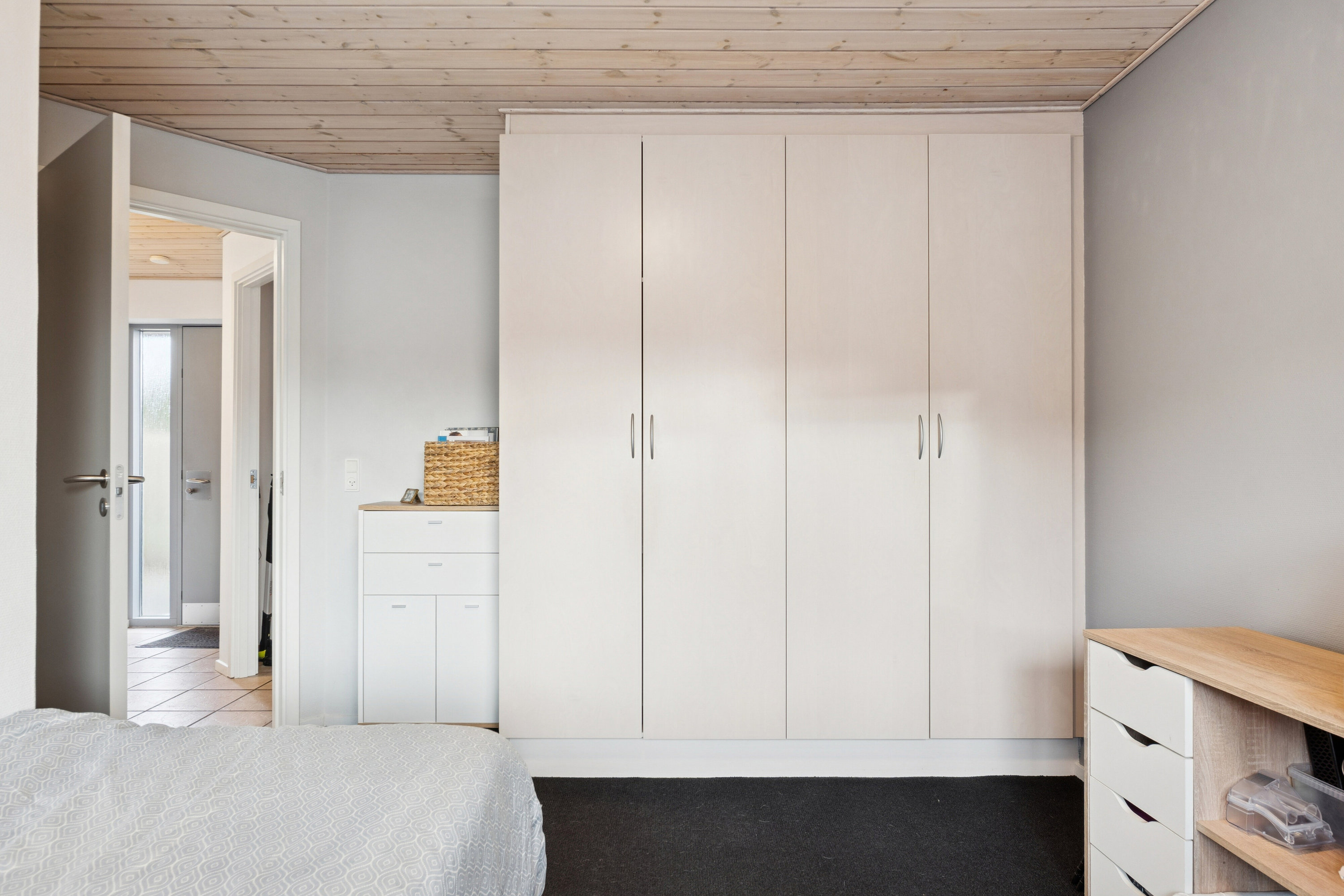 Fremhævet soveværelse billede i fuldskærmstilstand. Billede af Henry Heerups Vej 41, 7430 Ikast