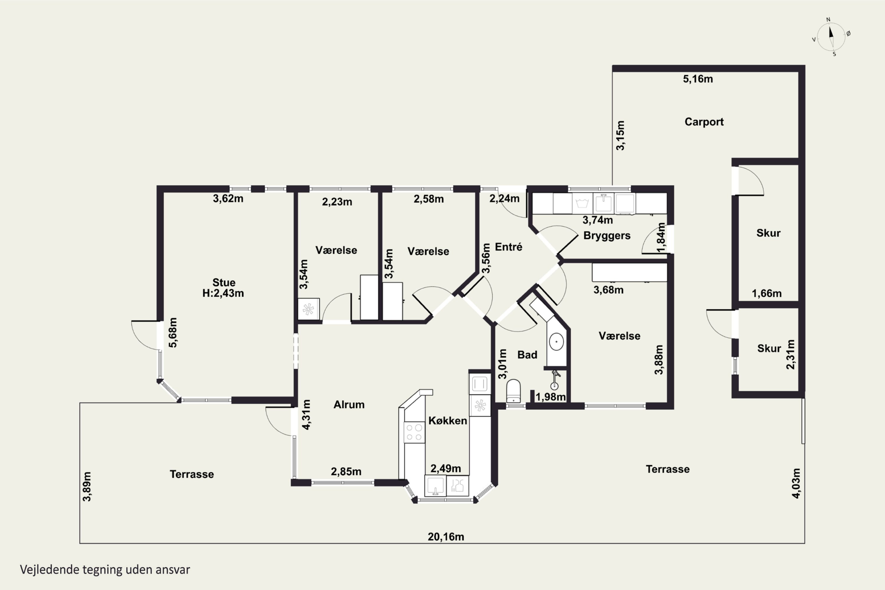 Plantegninger billede af Henry Heerups Vej 41, 7430 Ikast
