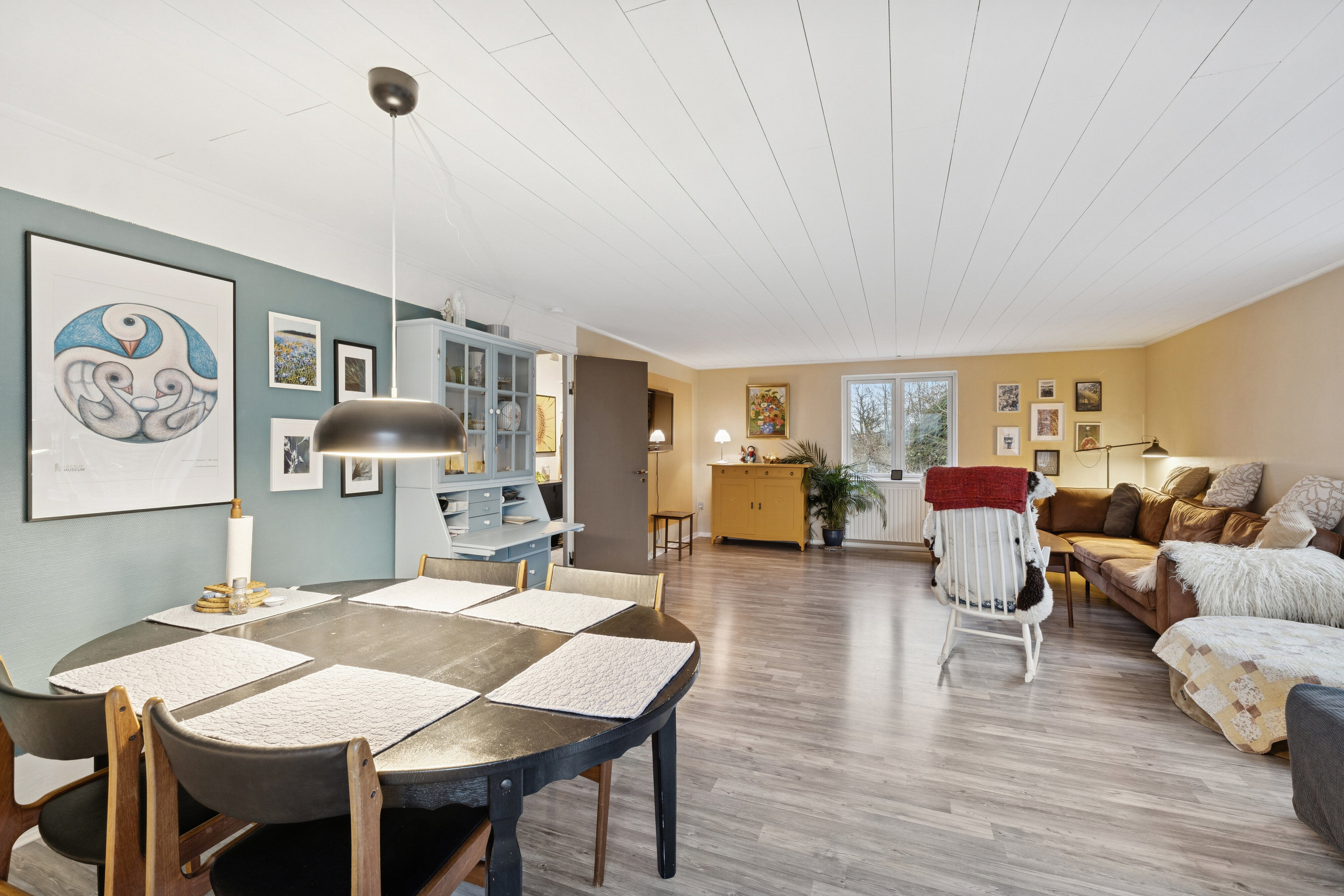 Fremhævet spisestue billede i fuldskærmstilstand. Billede af Solvangsvej 29, 4360 Kirke Eskilstrup