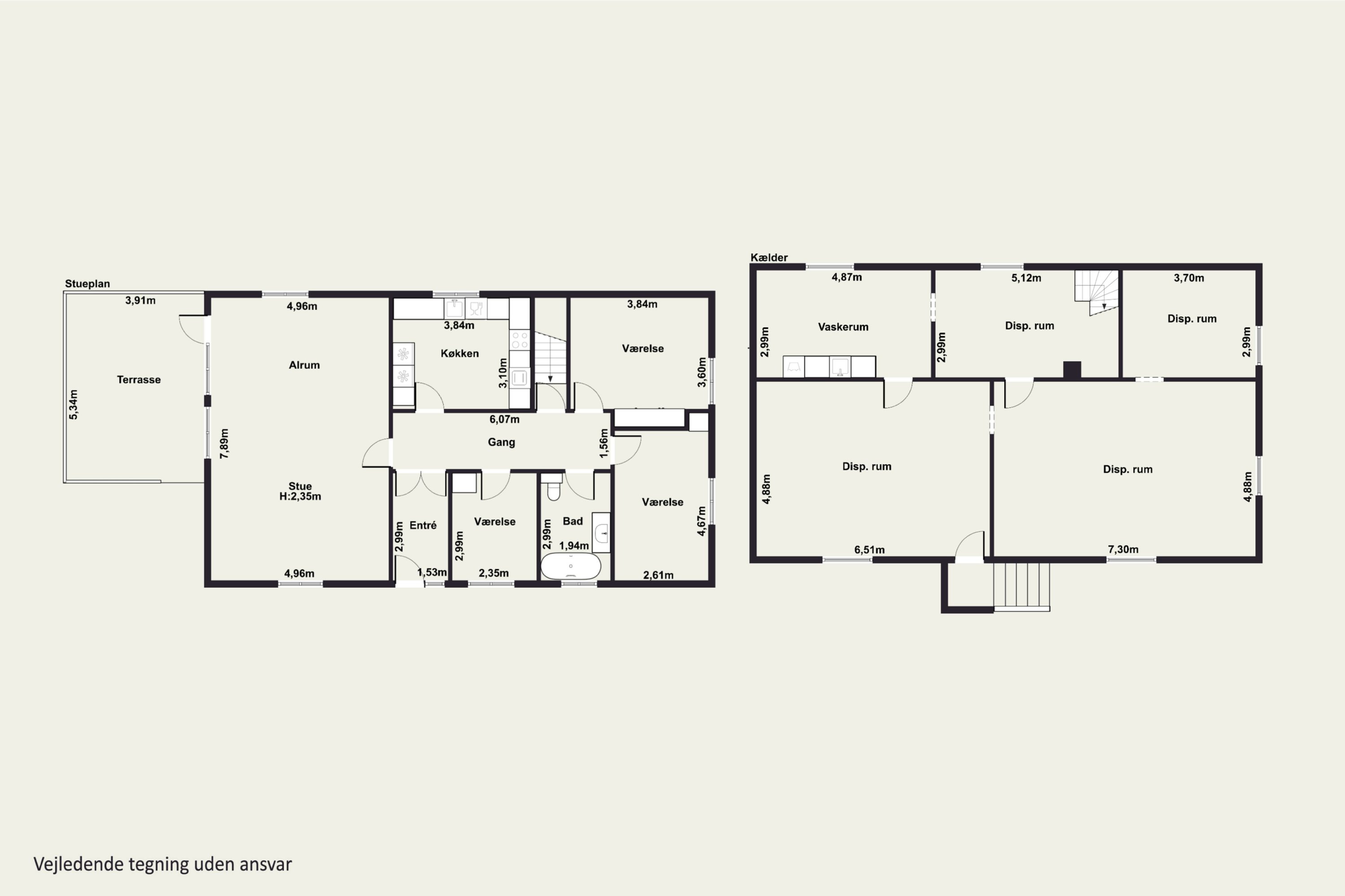 Plantegninger billede af Solvangsvej 29, 4360 Kirke Eskilstrup
