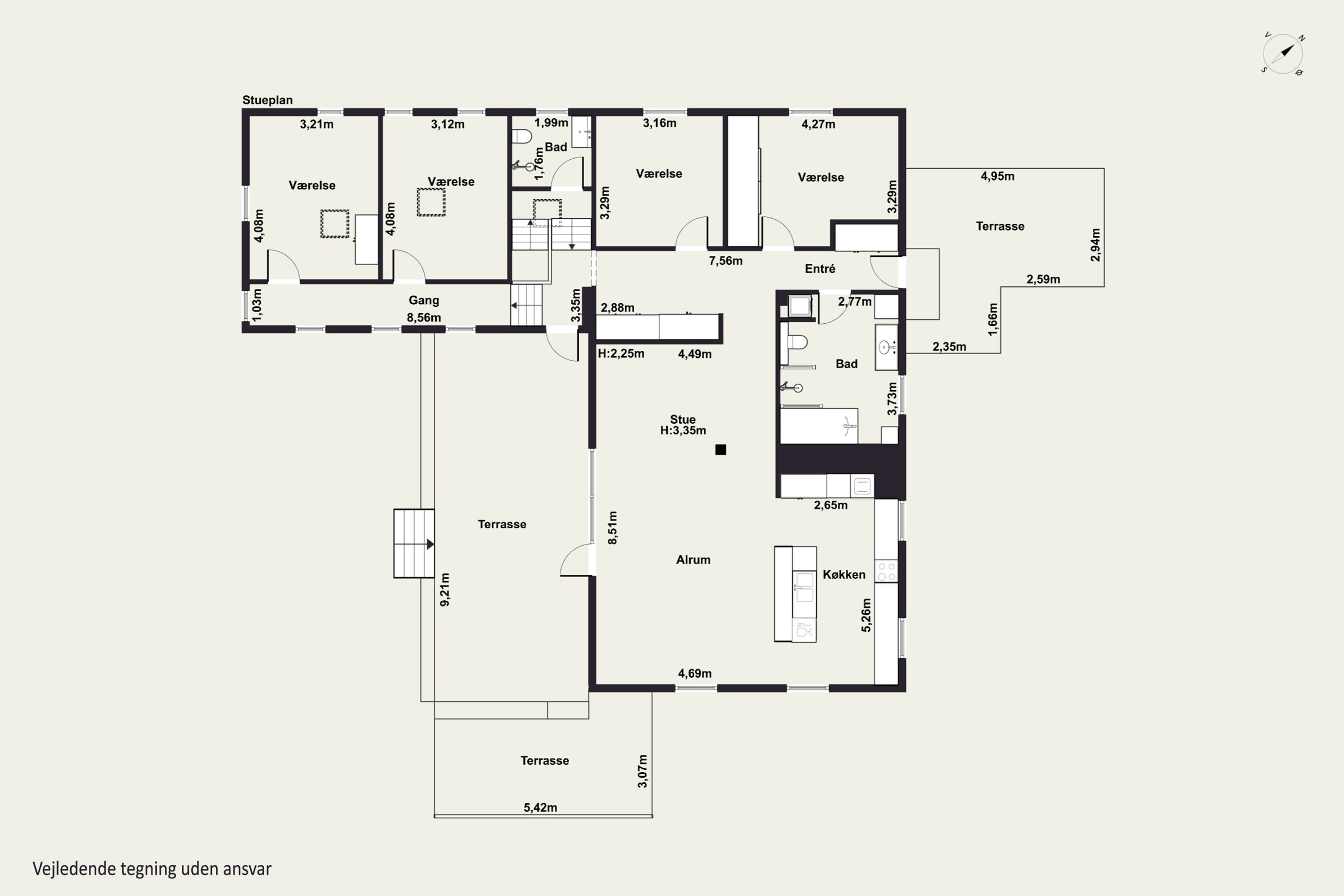 Plantegninger billede af Knuds Alle 27, 2800 Kongens Lyngby