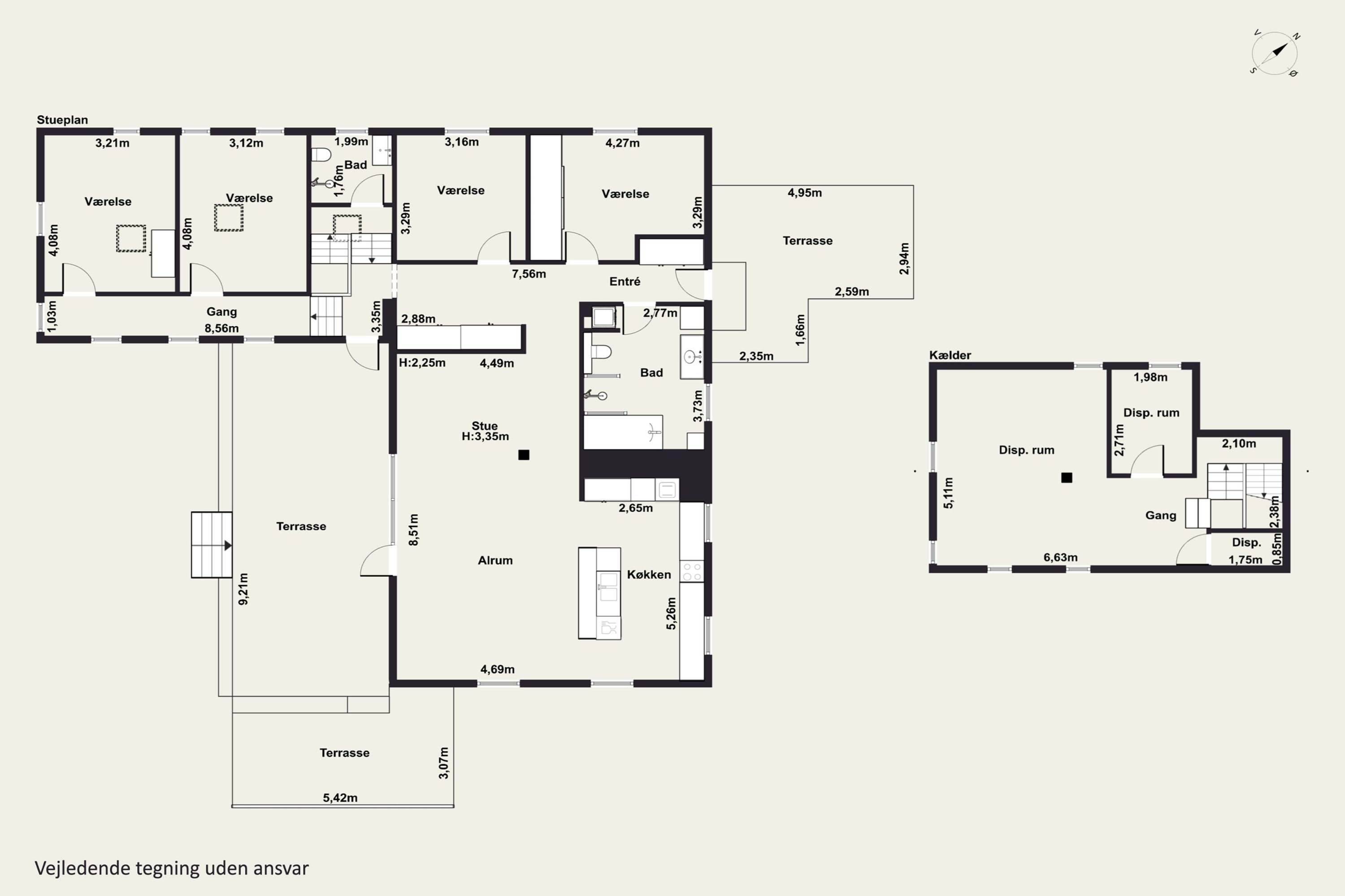 Plantegninger billede af Knuds Alle 27, 2800 Kongens Lyngby