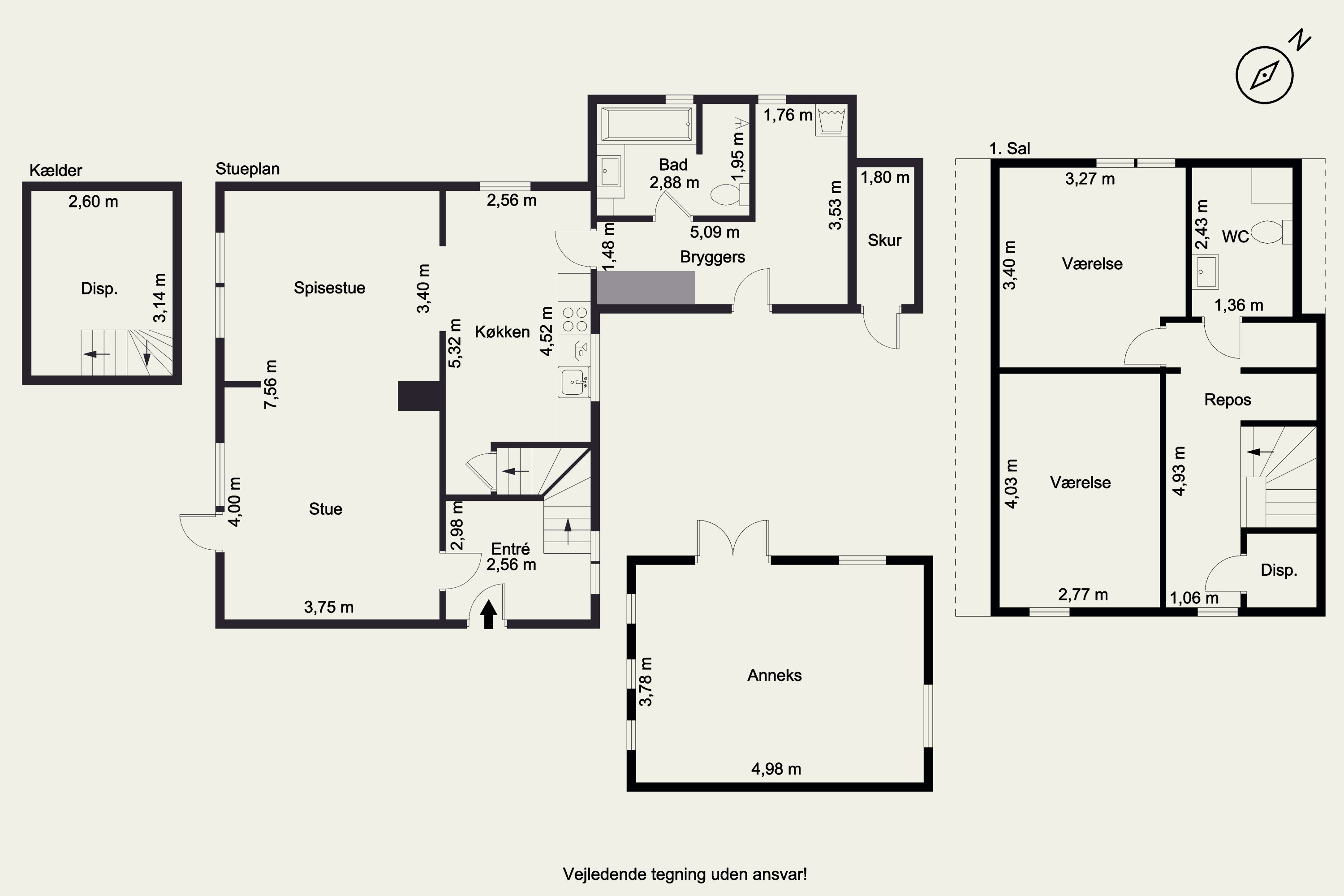 Plantegninger billede af Tolstrupvej 64, 9700 Brønderslev