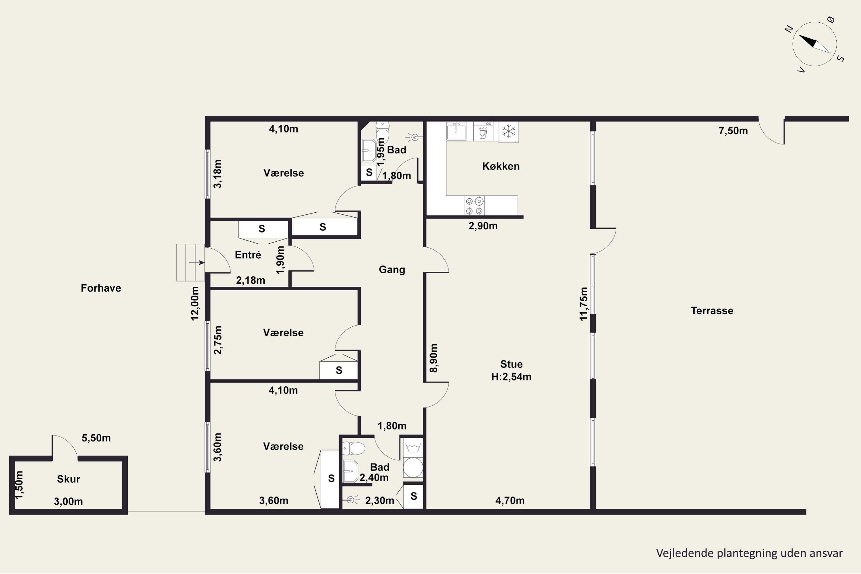 Plantegninger billede af Hyld Ager 128, 2770 Kastrup