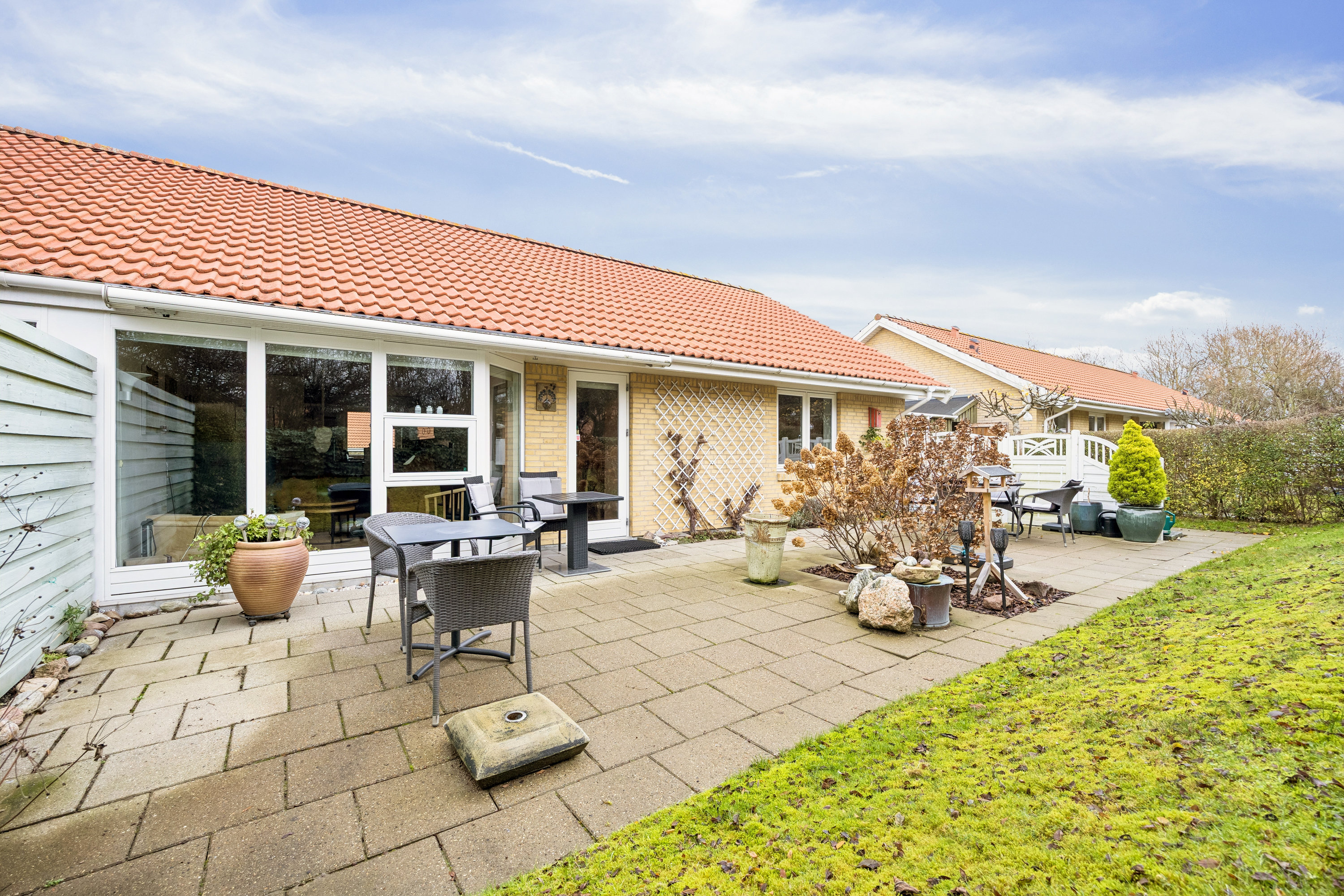 Fremhævet terrasse billede i fuldskærmstilstand. Billede af Nørrehegnet 8, 4600 Køge