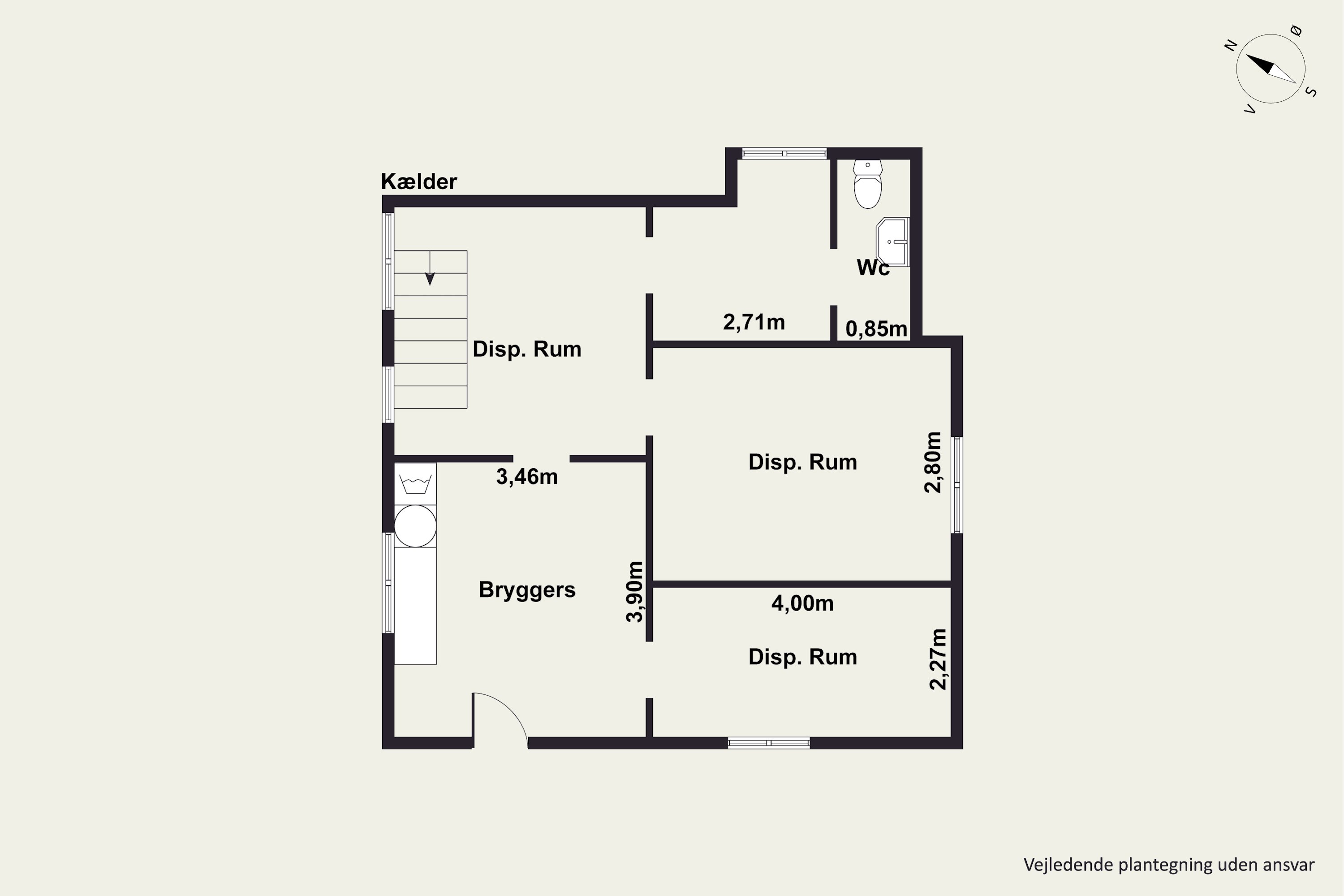 Plantegninger billede af Kongsdalvej 43, 2720 Vanløse