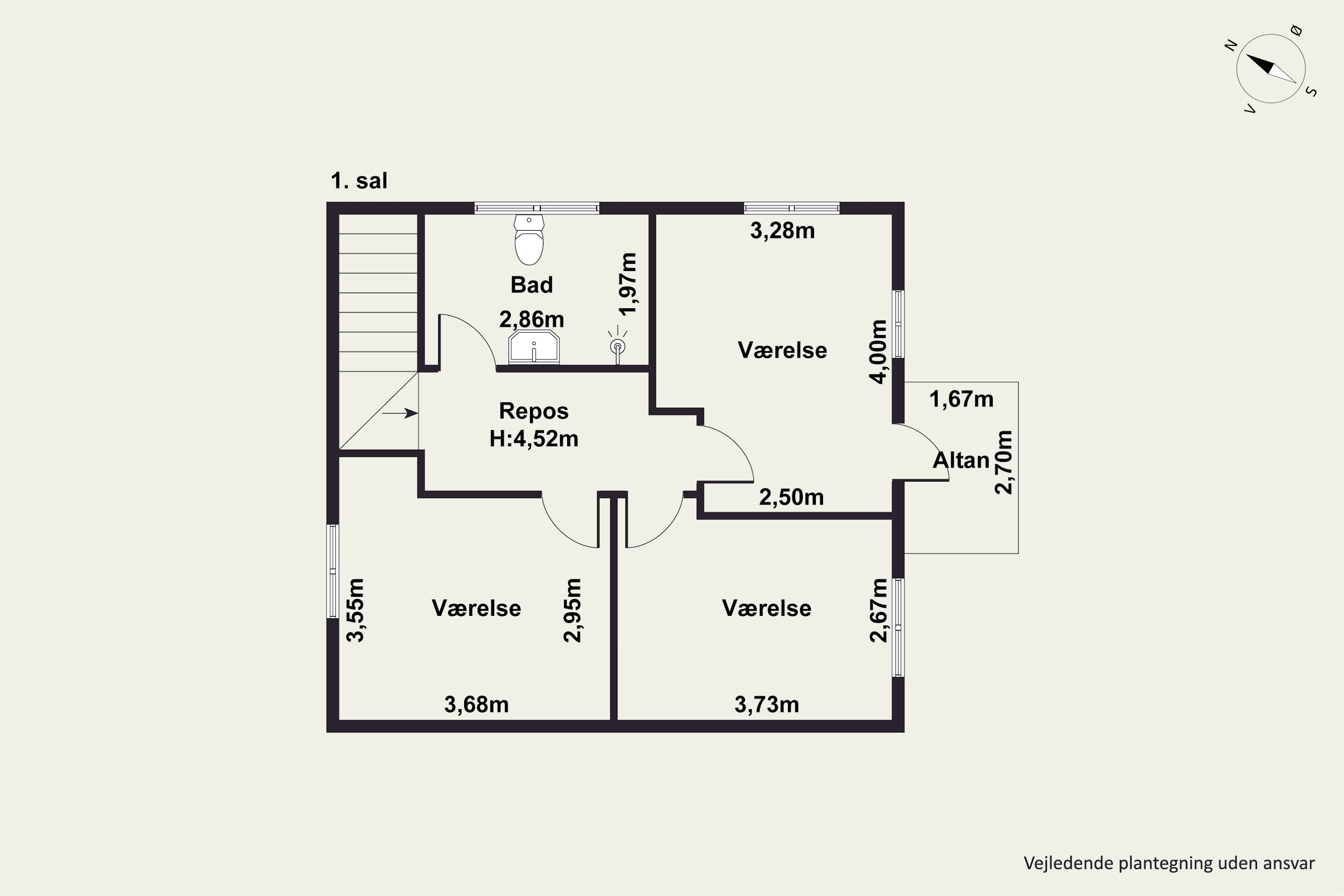 Plantegninger billede af Kongsdalvej 43, 2720 Vanløse
