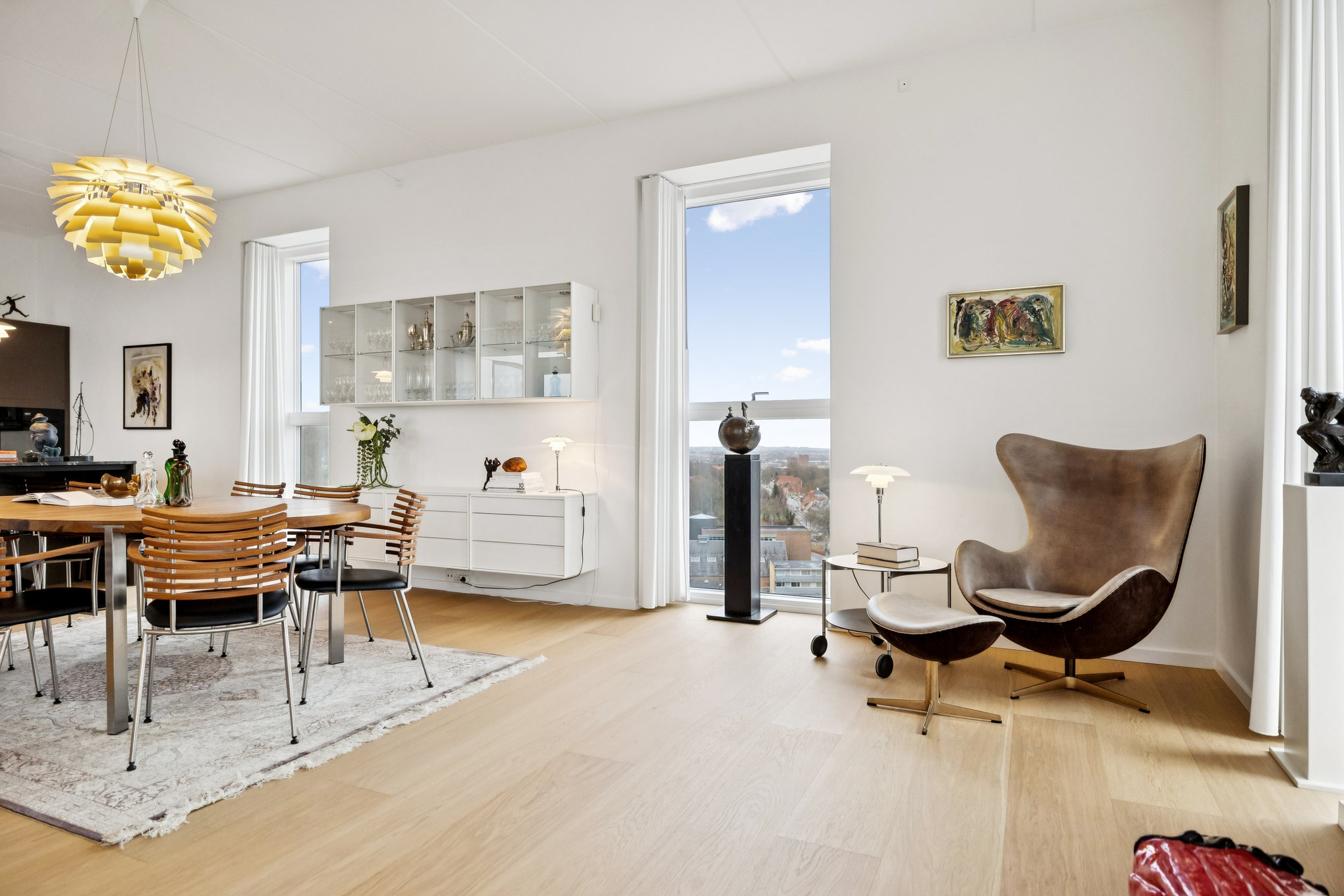 Fremhævet stue billede i fuldskærmstilstand. Billede af Bryghusgade 5, 13. 39., 8900 Randers C