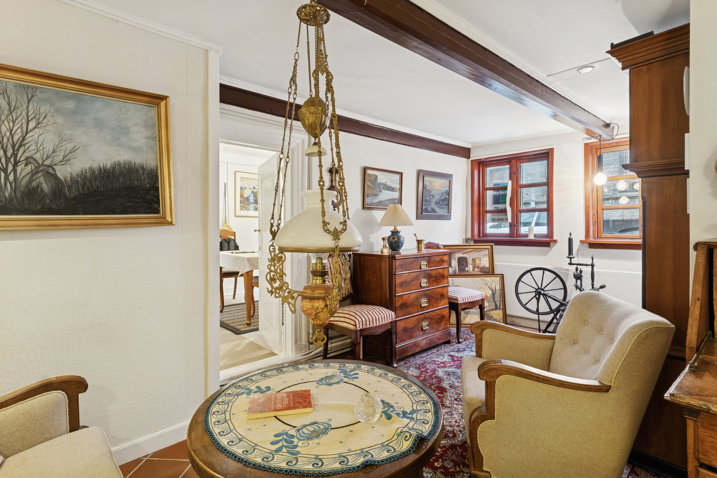 Fremhævet stue billede i fuldskærmstilstand. Billede af Brogade 28, 5900 Rudkøbing