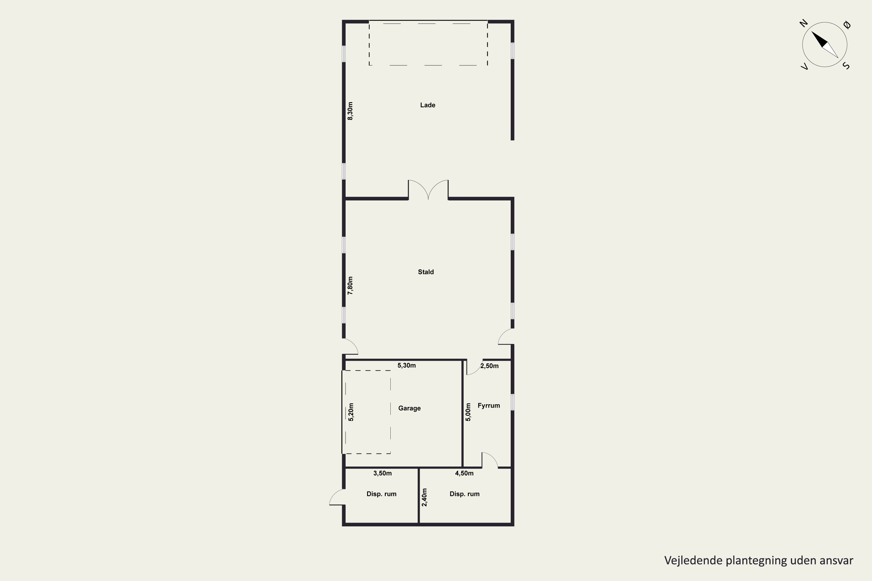 Plantegninger billede af Vestbjerg Kærvej 13, 9380 Vestbjerg