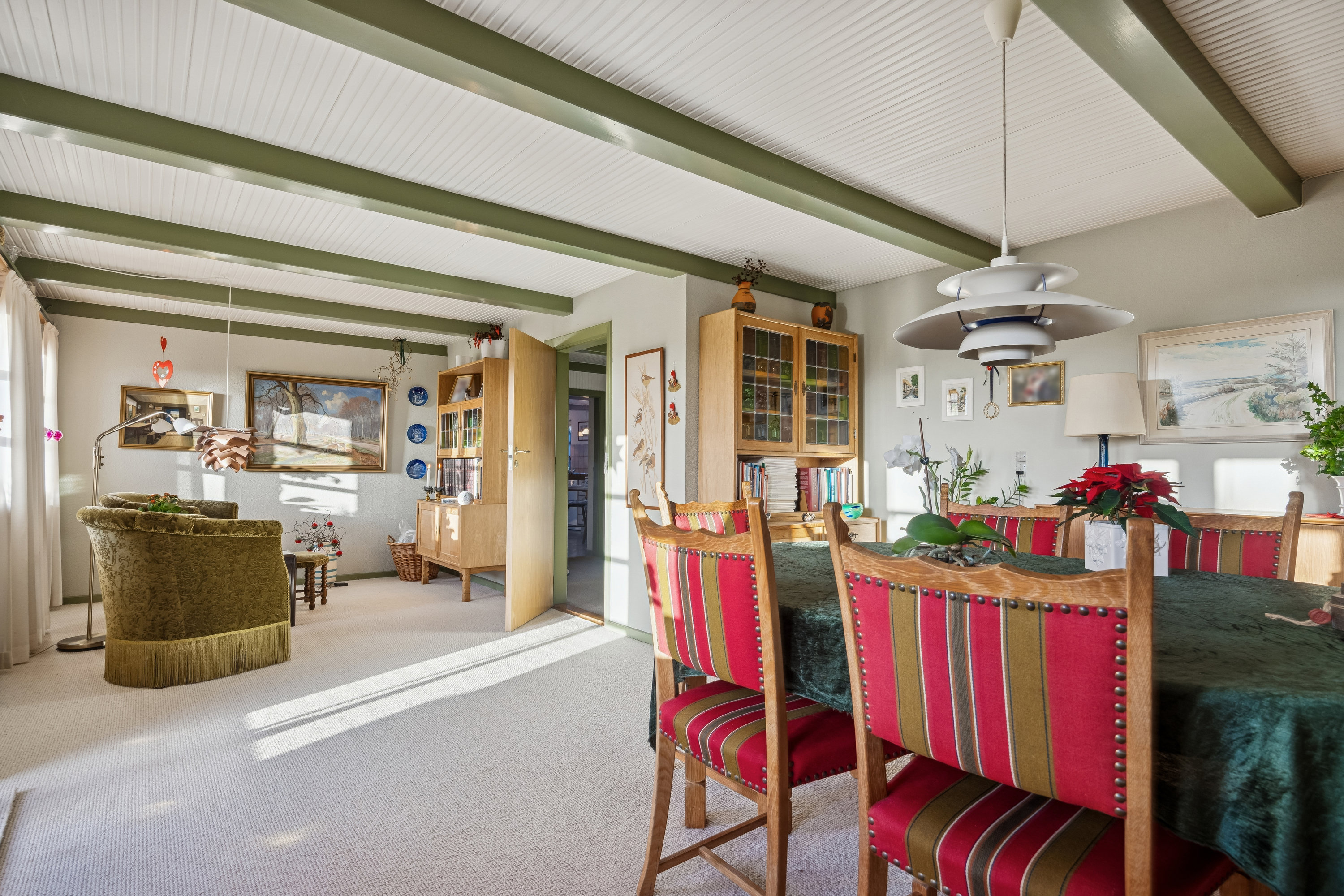 Fremhævet spisestue billede i fuldskærmstilstand. Billede af Vestbjerg Kærvej 13, 9380 Vestbjerg