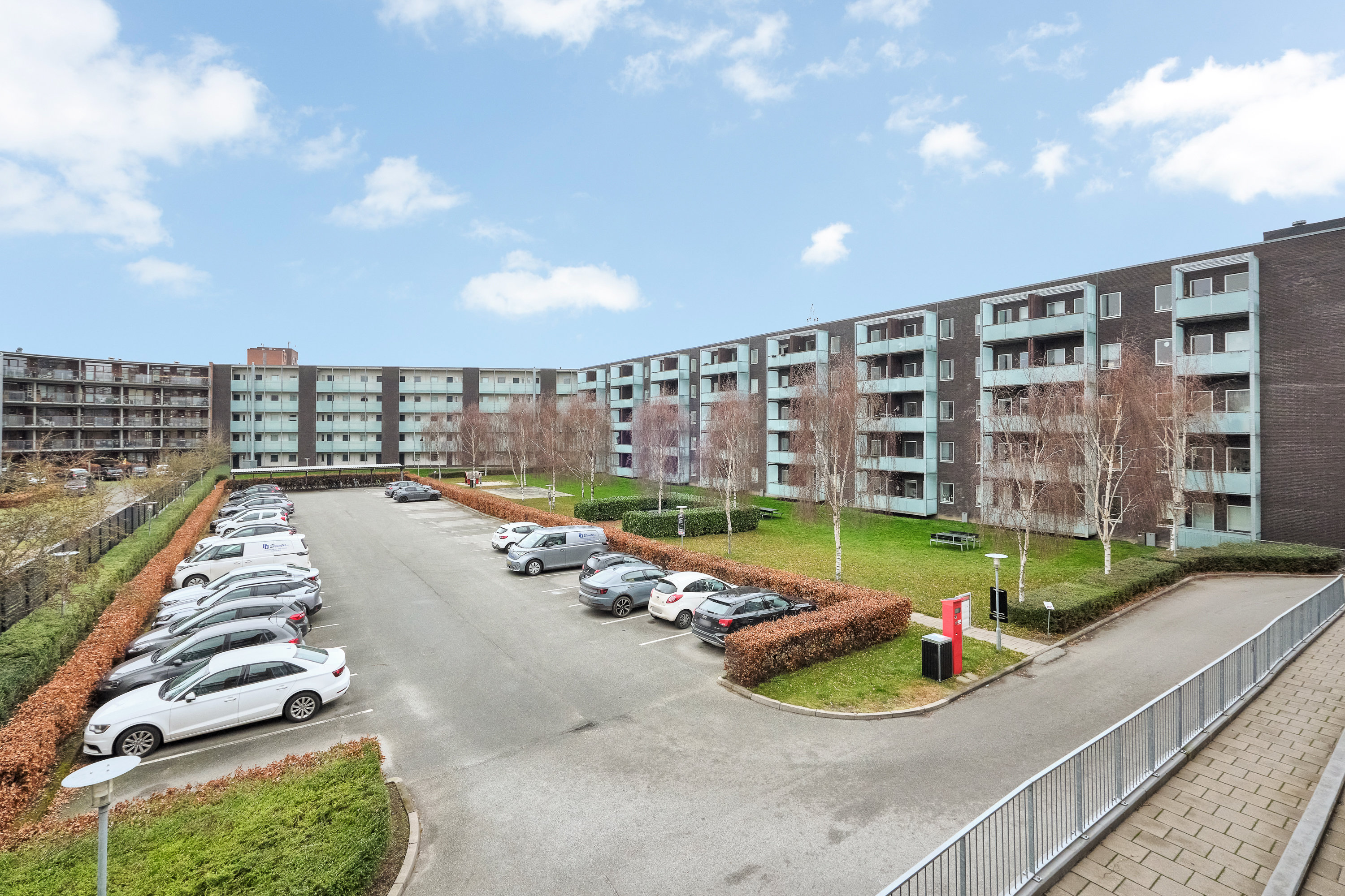 Fremhævet gårdmiljø billede i fuldskærmstilstand. Billede af Gebauersgade 2, 4. 20., 8000 Aarhus C