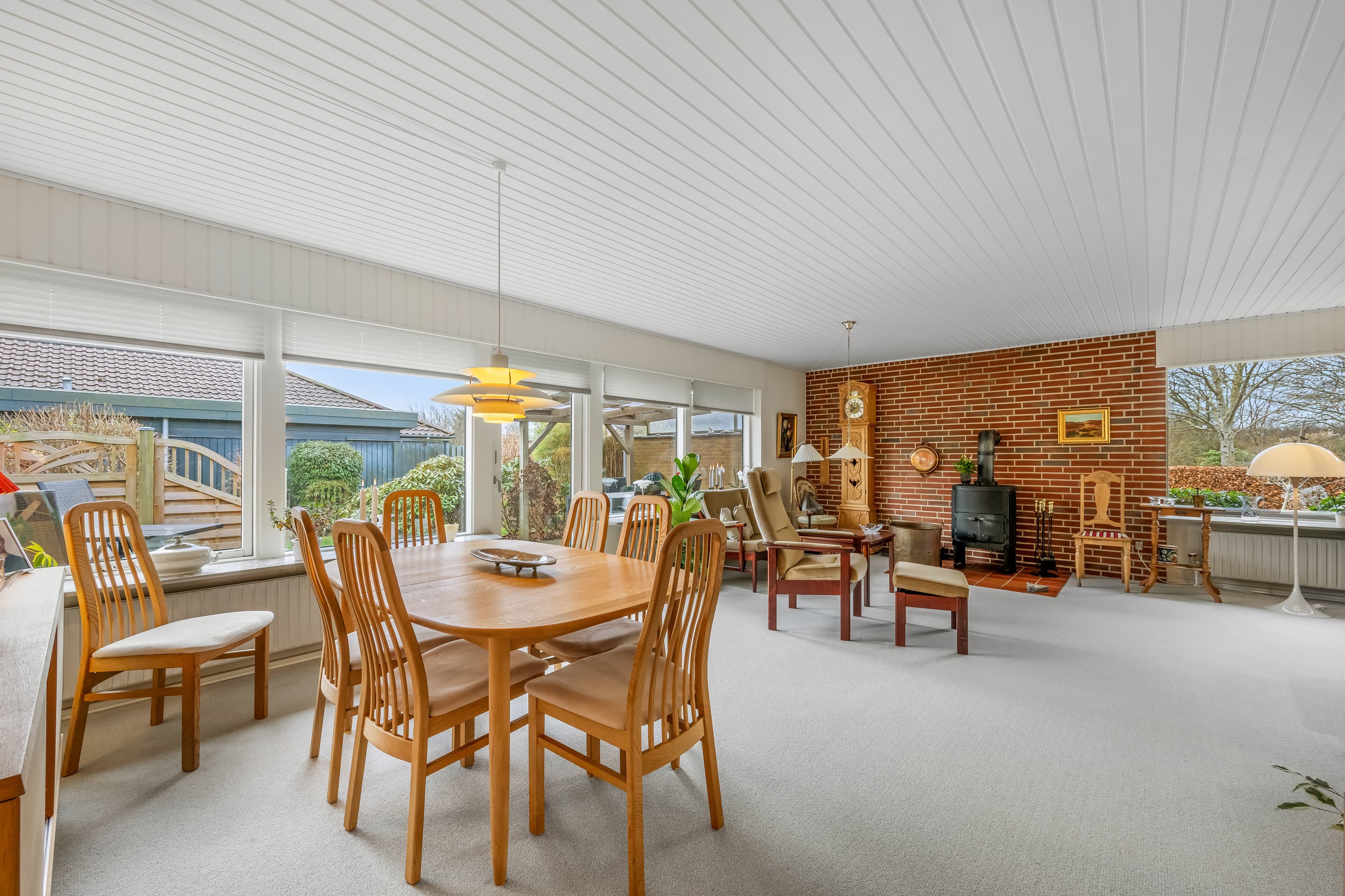 Fremhævet stue billede i fuldskærmstilstand. Billede af Egevej 1, 6880 Tarm