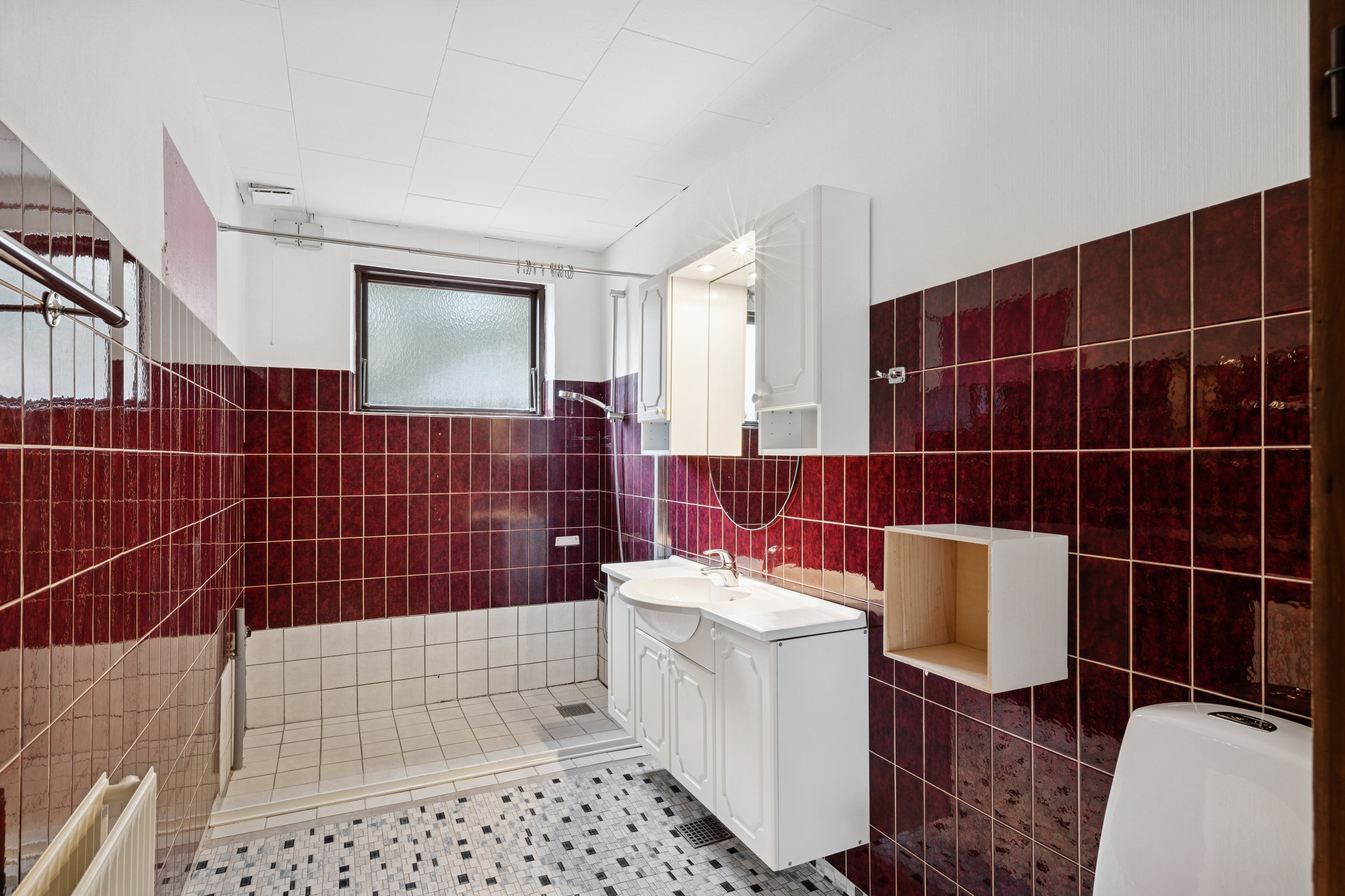 Fremhævet badeværelse billede i fuldskærmstilstand. Billede af Pederstrupvej 19, Pederstrup, 8830 Tjele