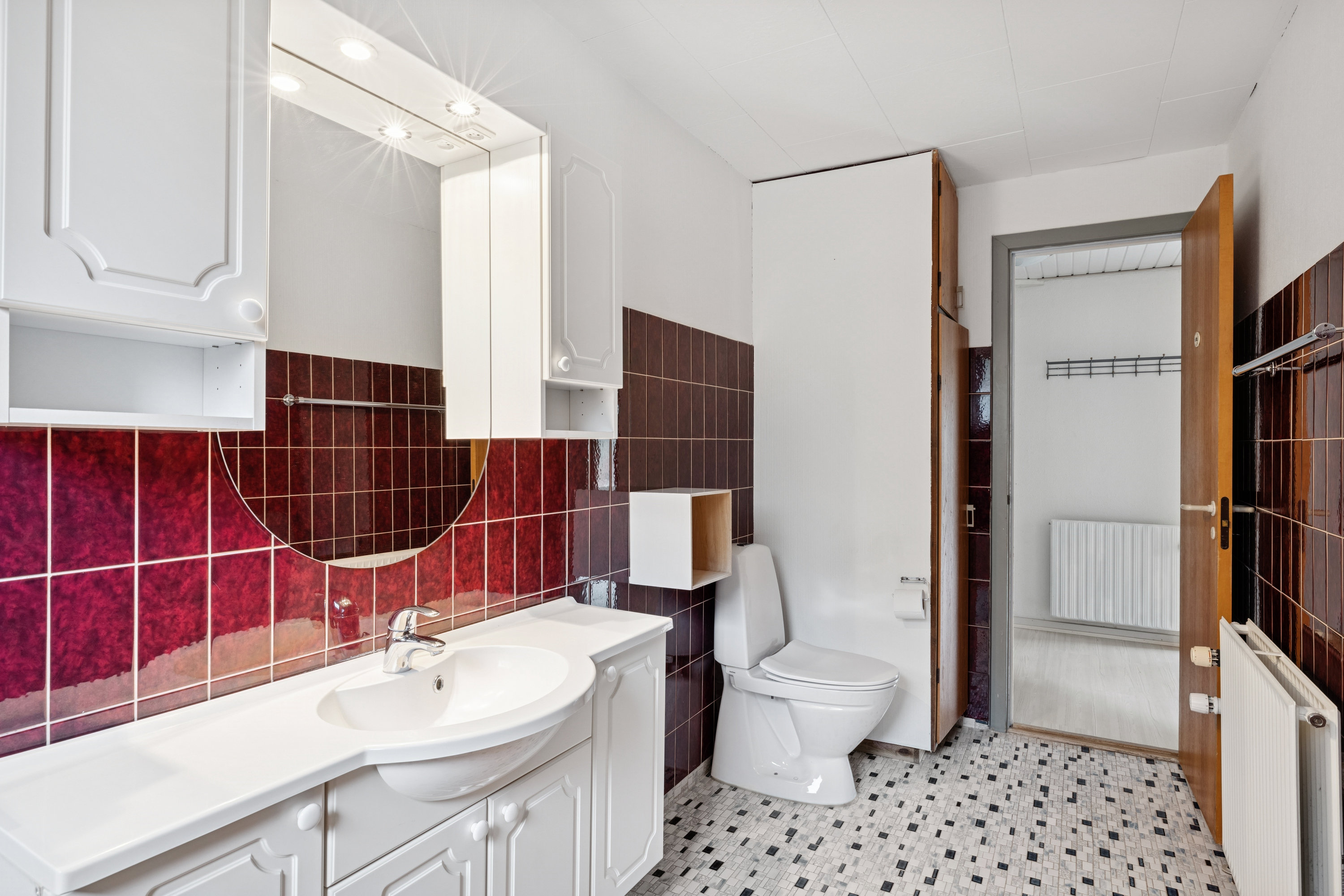 Fremhævet badeværelse billede i fuldskærmstilstand. Billede af Pederstrupvej 19, Pederstrup, 8830 Tjele