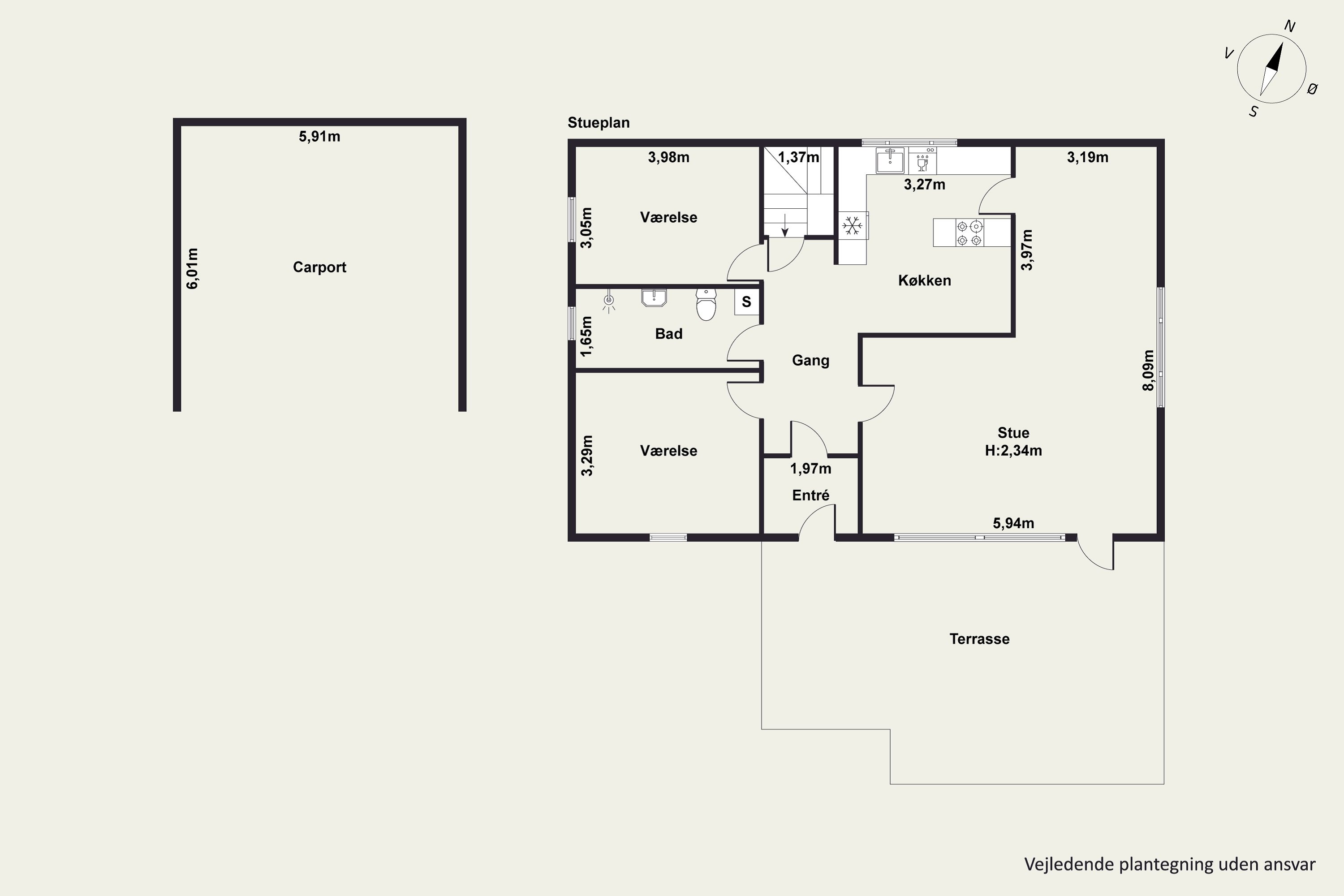 Plantegninger billede af Pederstrupvej 19, Pederstrup, 8830 Tjele