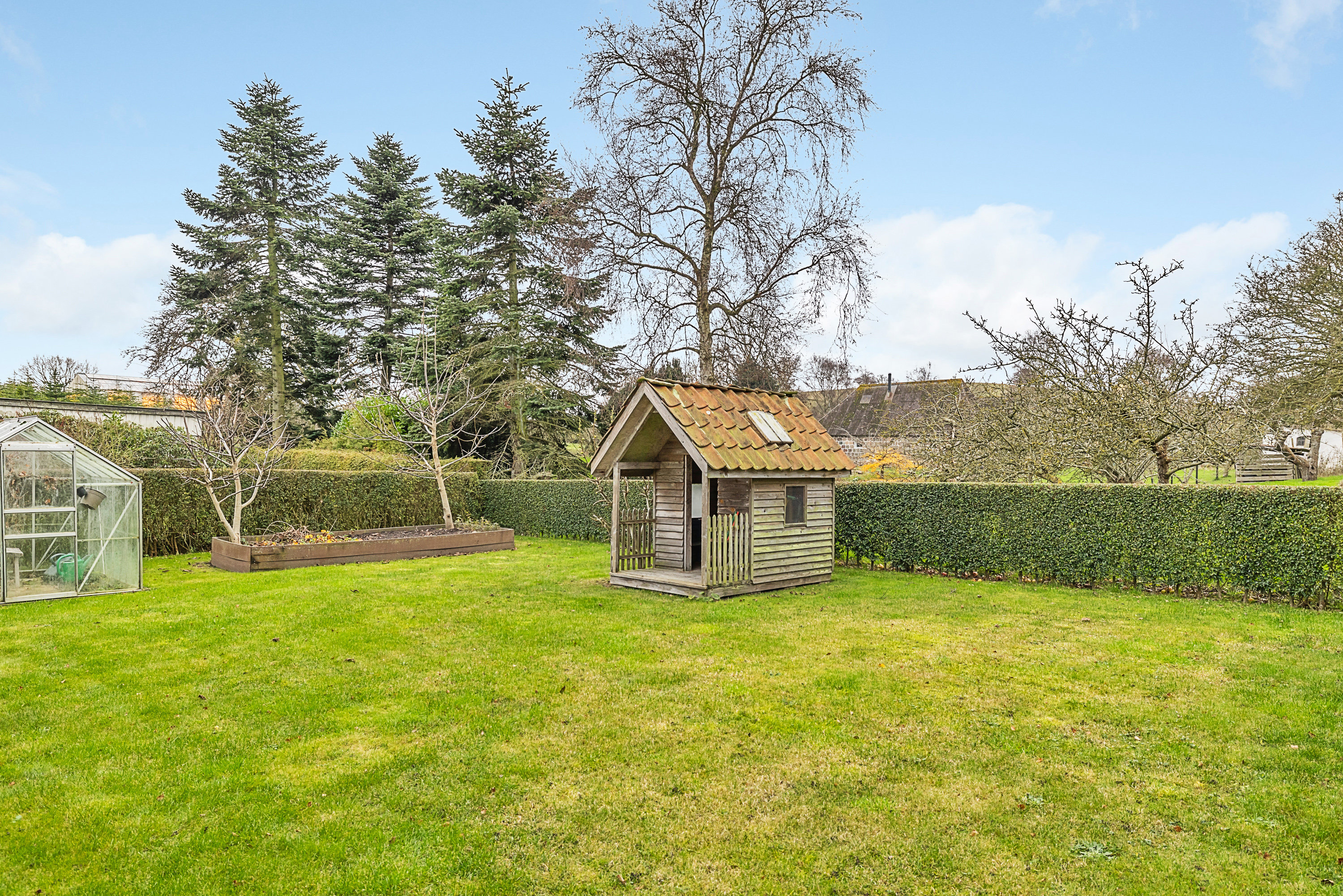 Fremhævet facade billede i fuldskærmstilstand. Billede af Fiskervænget 18, Dyreborg, 5600 Faaborg