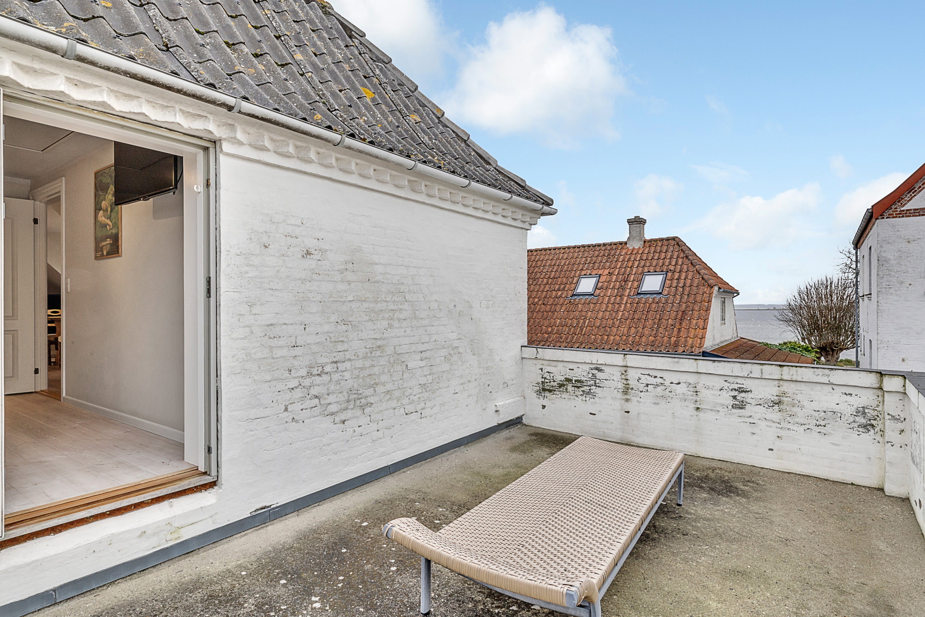 Fremhævet facade billede i fuldskærmstilstand. Billede af Fiskervænget 18, Dyreborg, 5600 Faaborg