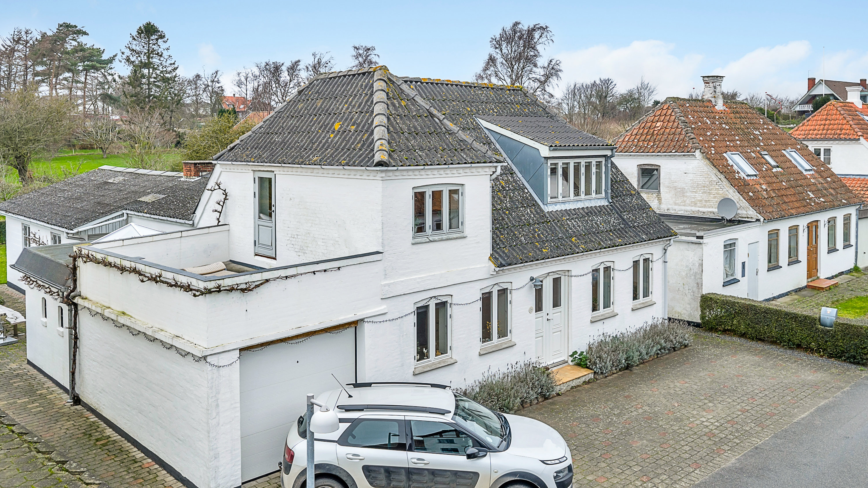 Fremhævet facade billede i fuldskærmstilstand. Billede af Fiskervænget 18, Dyreborg, 5600 Faaborg