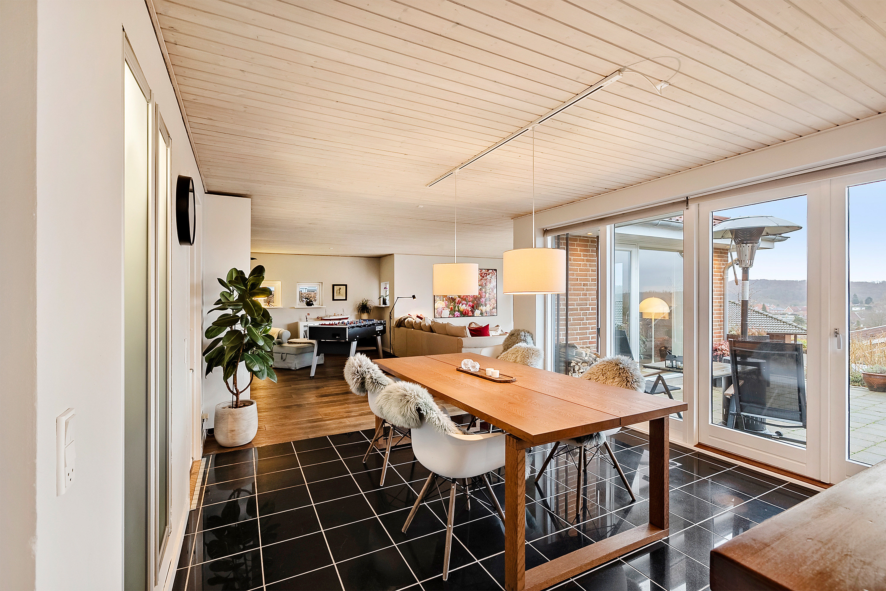 Fremhævet spisestue billede i fuldskærmstilstand. Billede af Lindbjergparken 113, 6200 Aabenraa