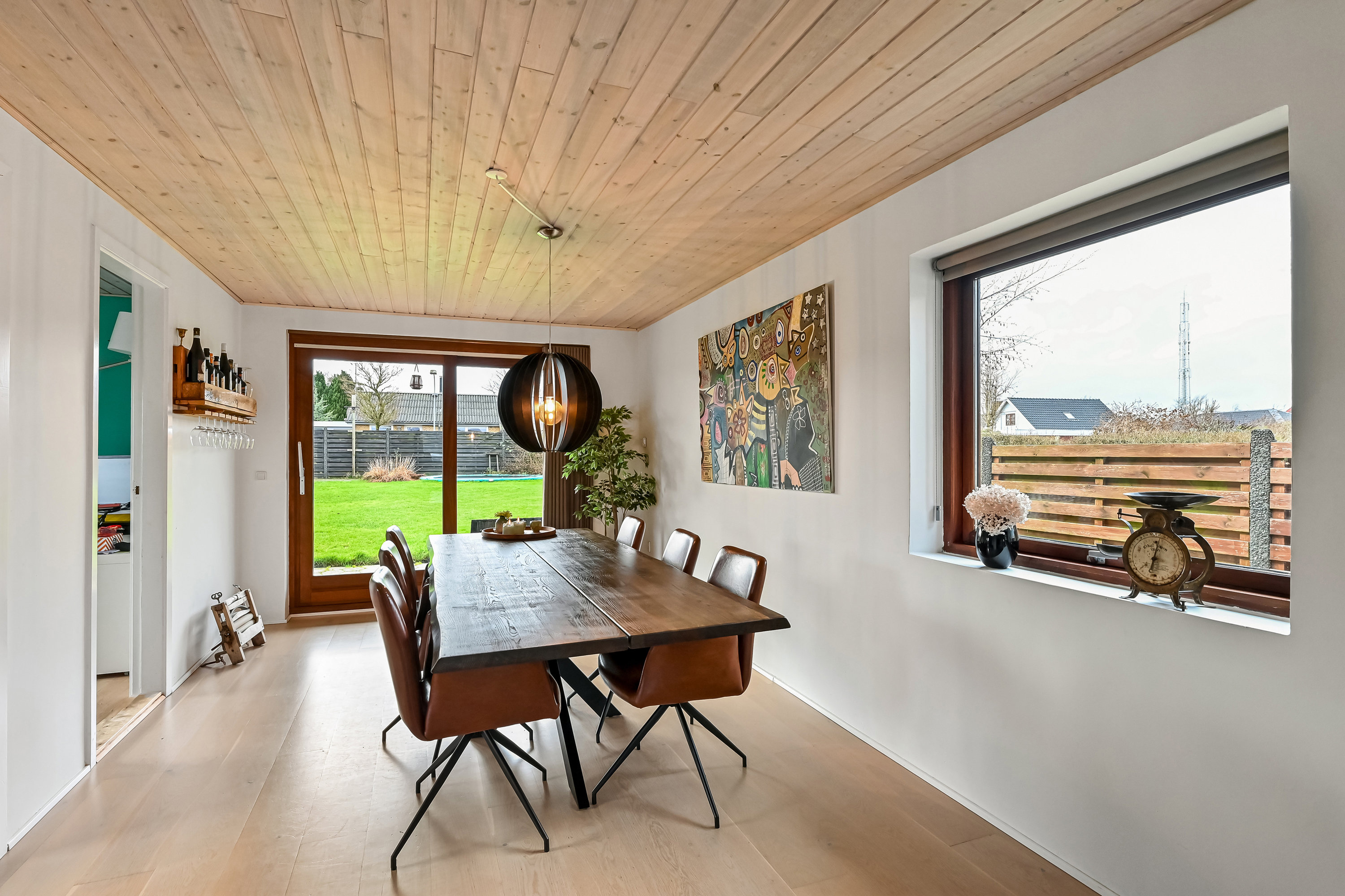 Fremhævet spisestue billede i fuldskærmstilstand. Billede af Tranekærvej 41, Tjørring, 7400 Herning