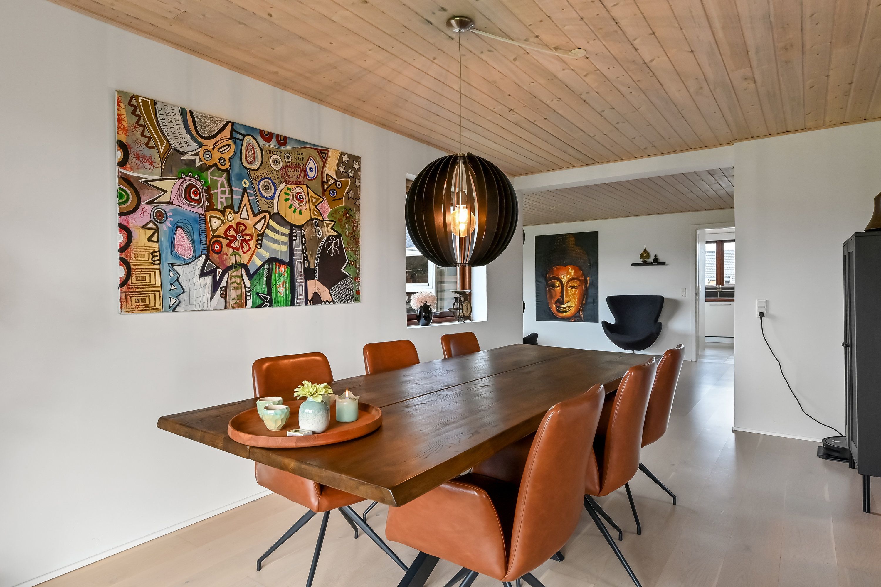 Miniaturebillede 2: spisestue. Billede af Tranekærvej 41, Tjørring, 7400 Herning