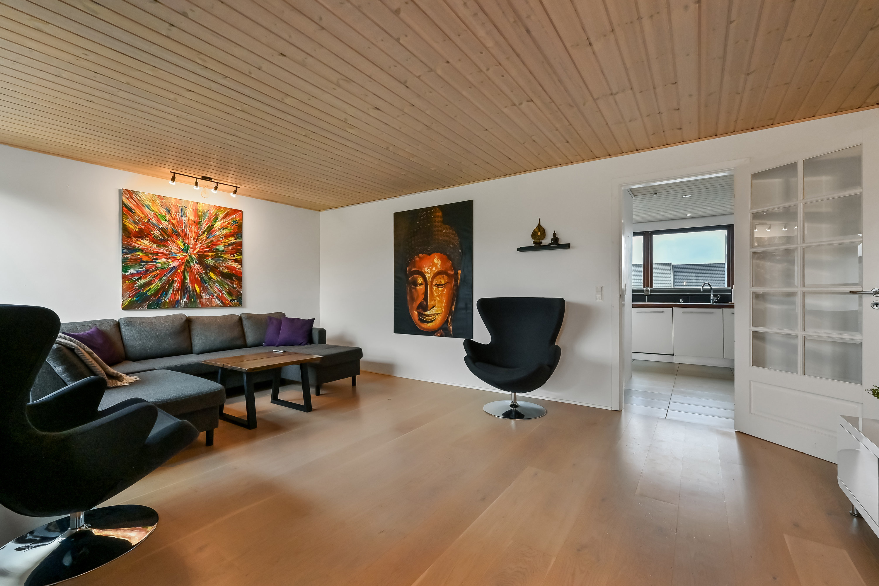 Fremhævet stue billede i fuldskærmstilstand. Billede af Tranekærvej 41, Tjørring, 7400 Herning