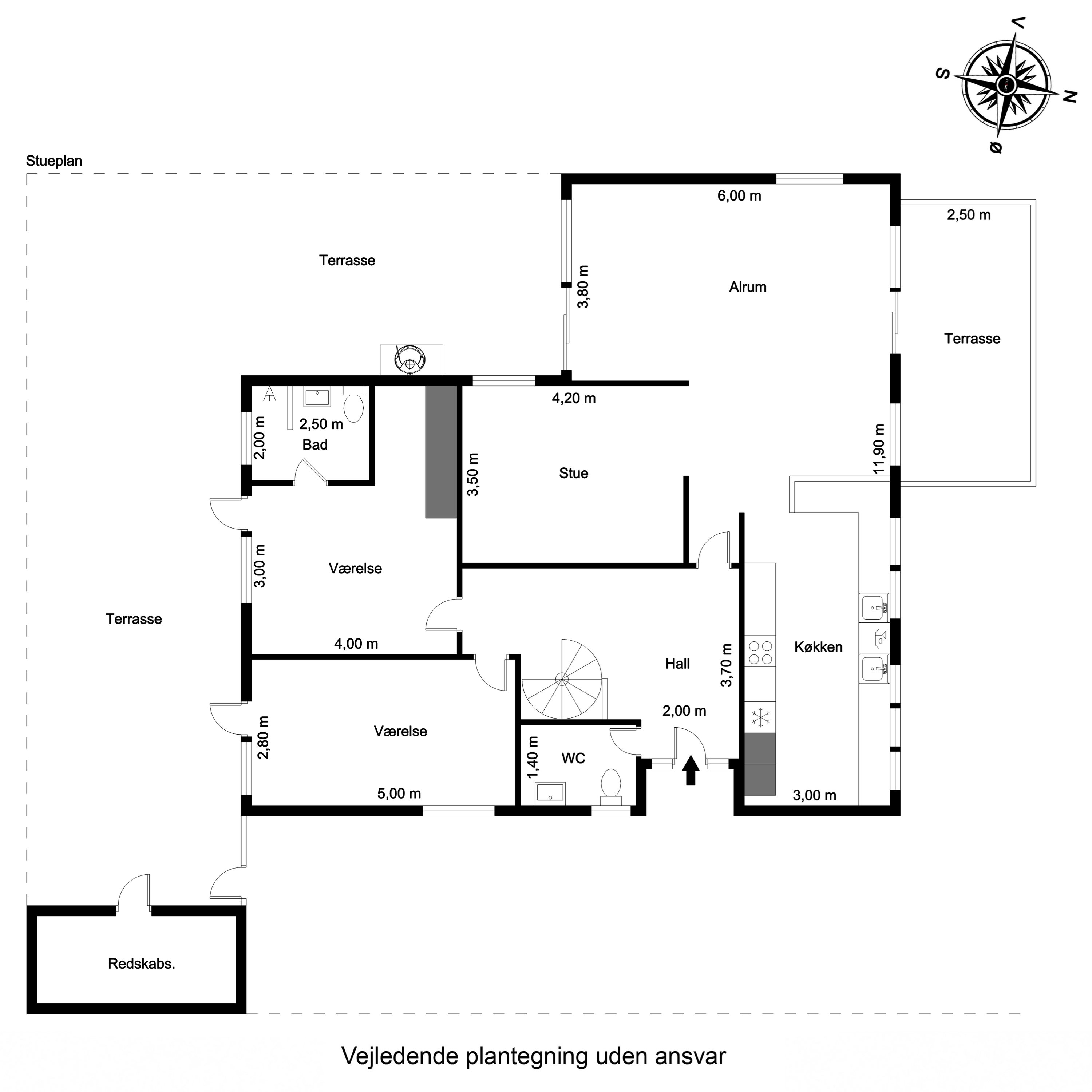 Plantegninger billede af Rypebakken 15, Snestrup, 5210 Odense NV