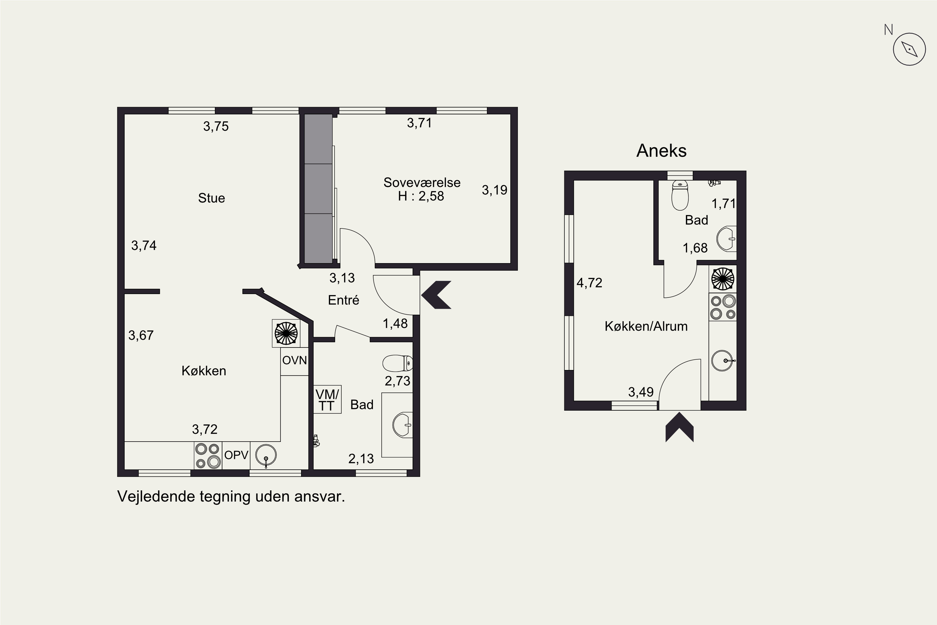 Plantegninger billede af Østervænget 3, 1., 5000 Odense C