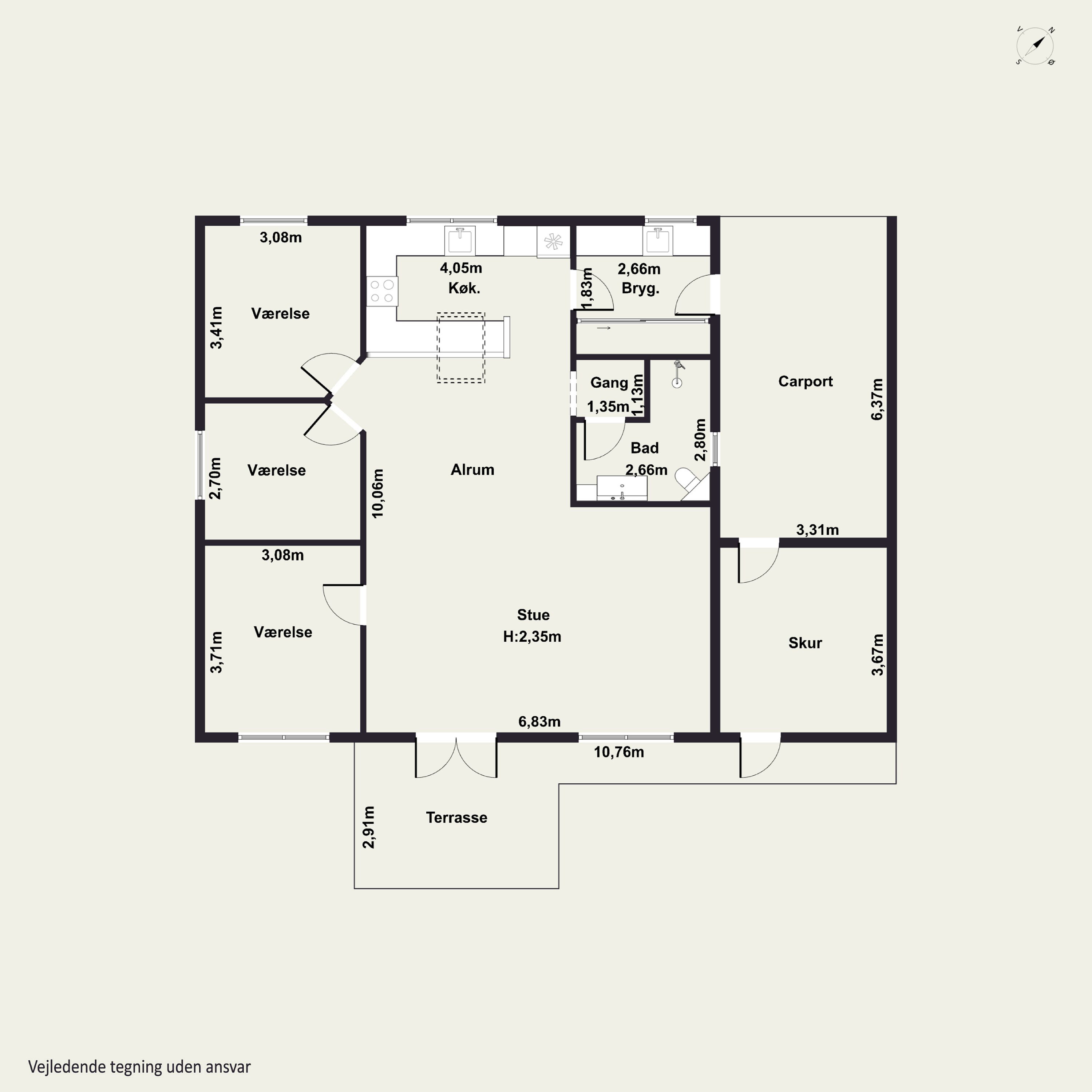 Plantegninger billede af Troelstrup Bygade 2F, 4690 Haslev