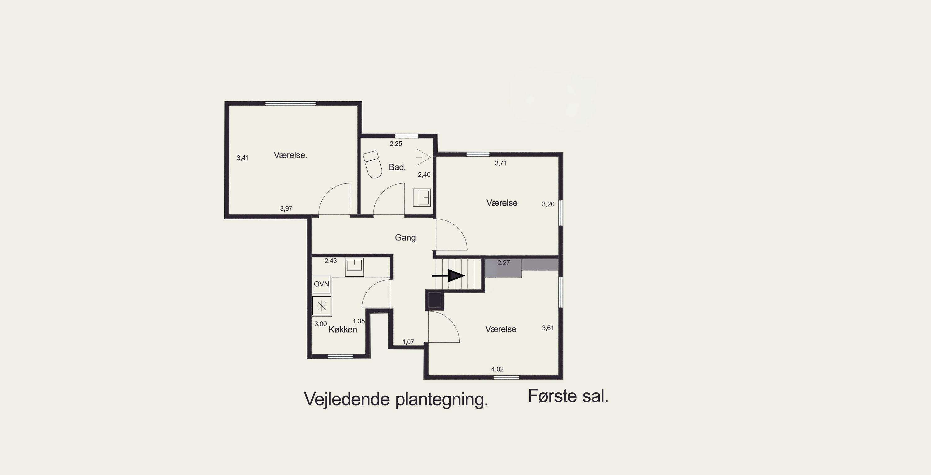 Plantegninger billede af Landevejen 13, Jordløse, 5683 Haarby