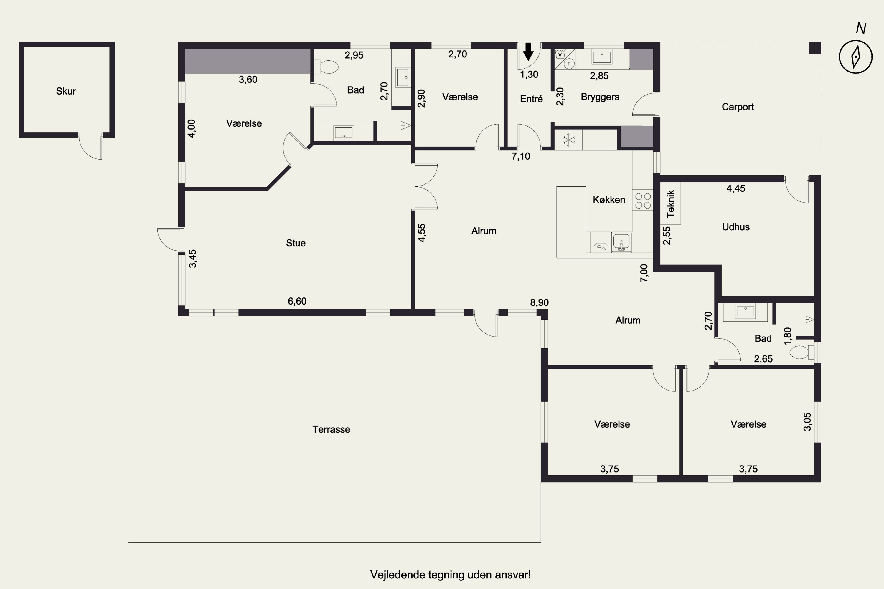 Plantegninger billede af Gyldenstens Vænge 18, 3600 Frederikssund