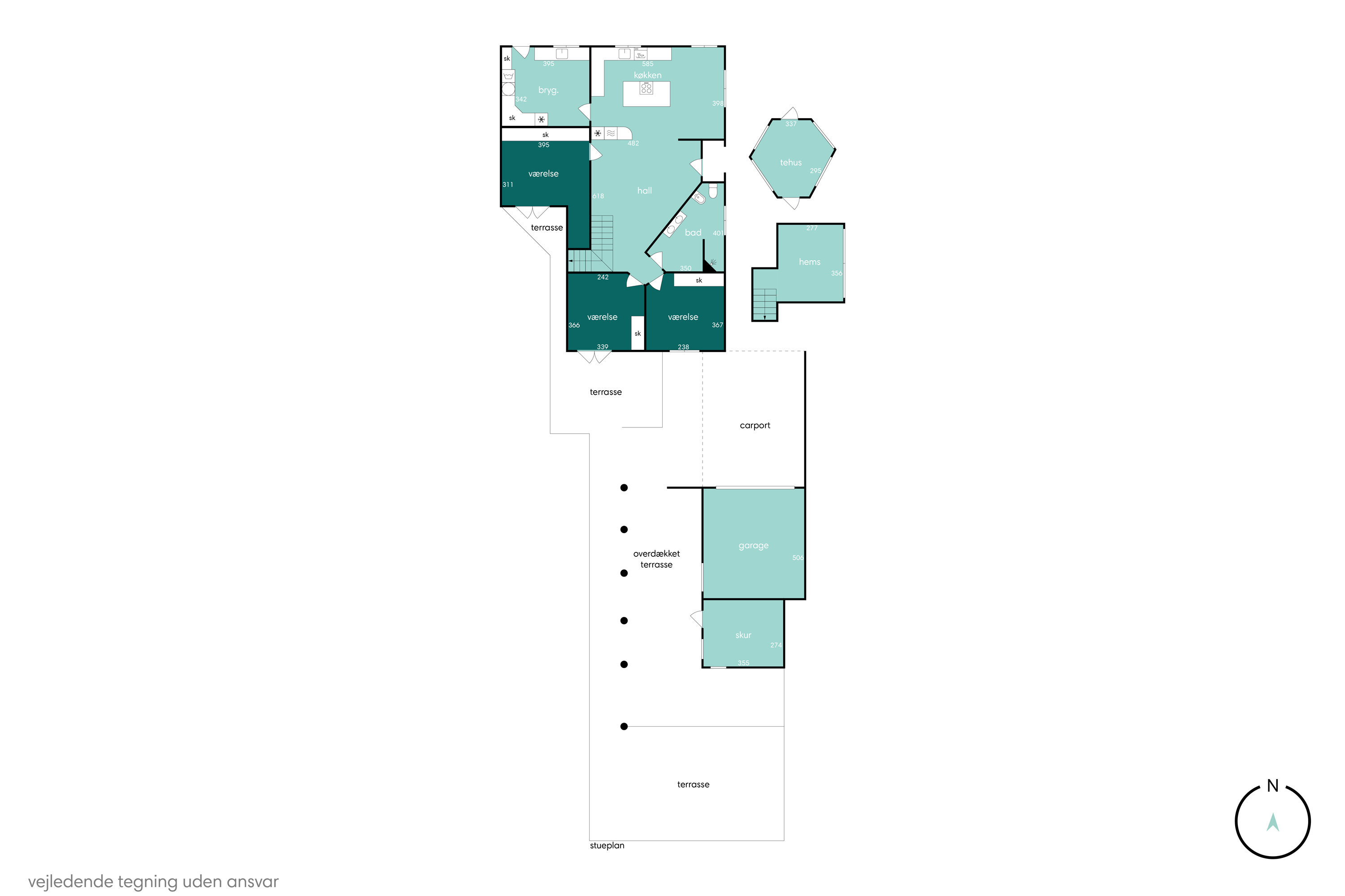 Plantegninger billede af Saltebakken 44, 9900 Frederikshavn