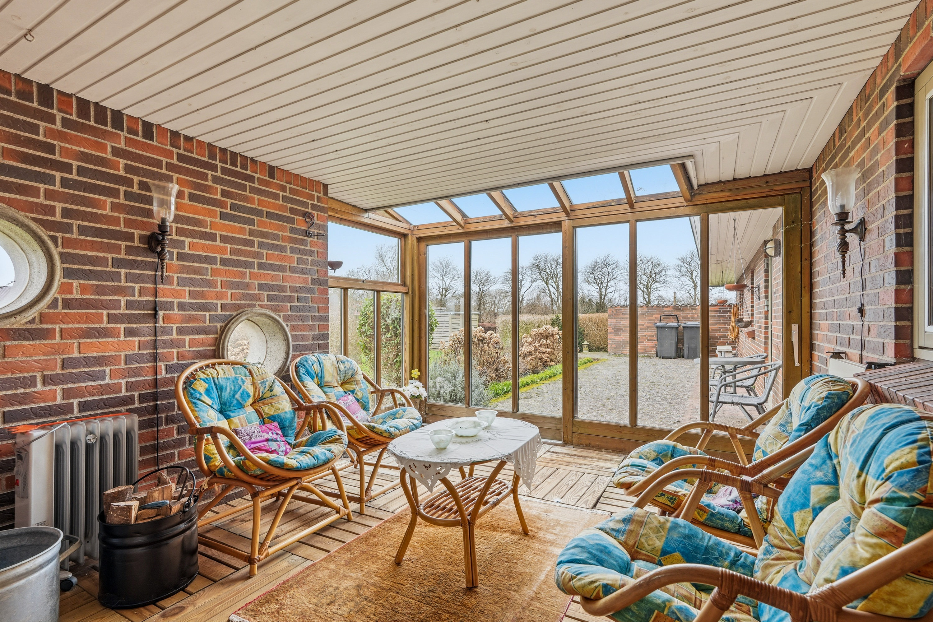 Fremhævet udestue billede i fuldskærmstilstand. Billede af Skolebakken 6, Roerslev, 5450 Otterup