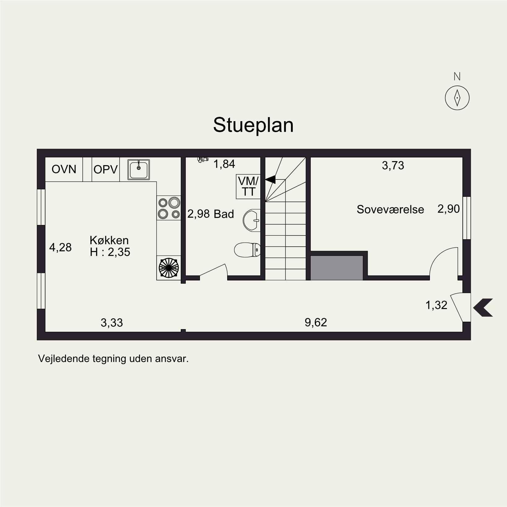Plantegninger billede af Niels Juels Gade 8, 8700 Horsens