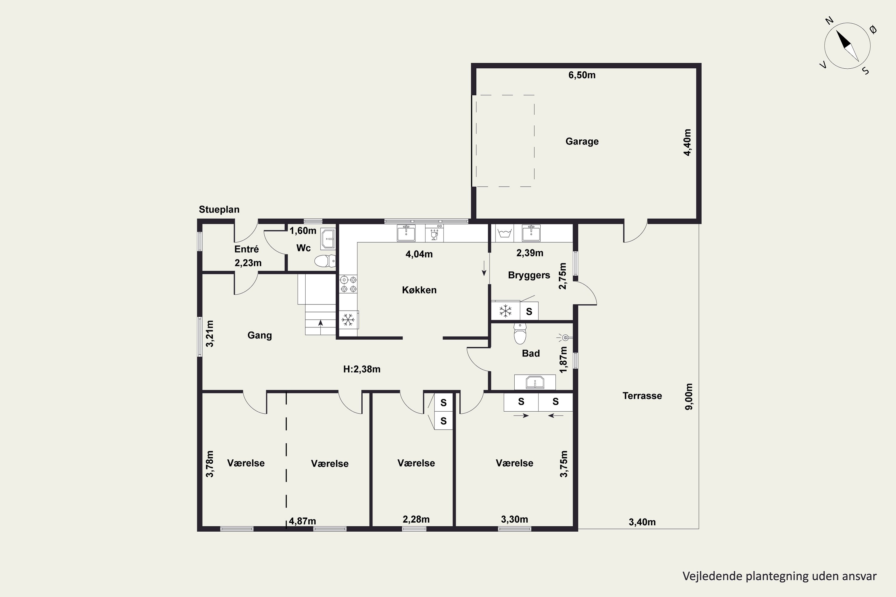 Plantegninger billede af Højbakkevej 6, Biersted, 9440 Aabybro