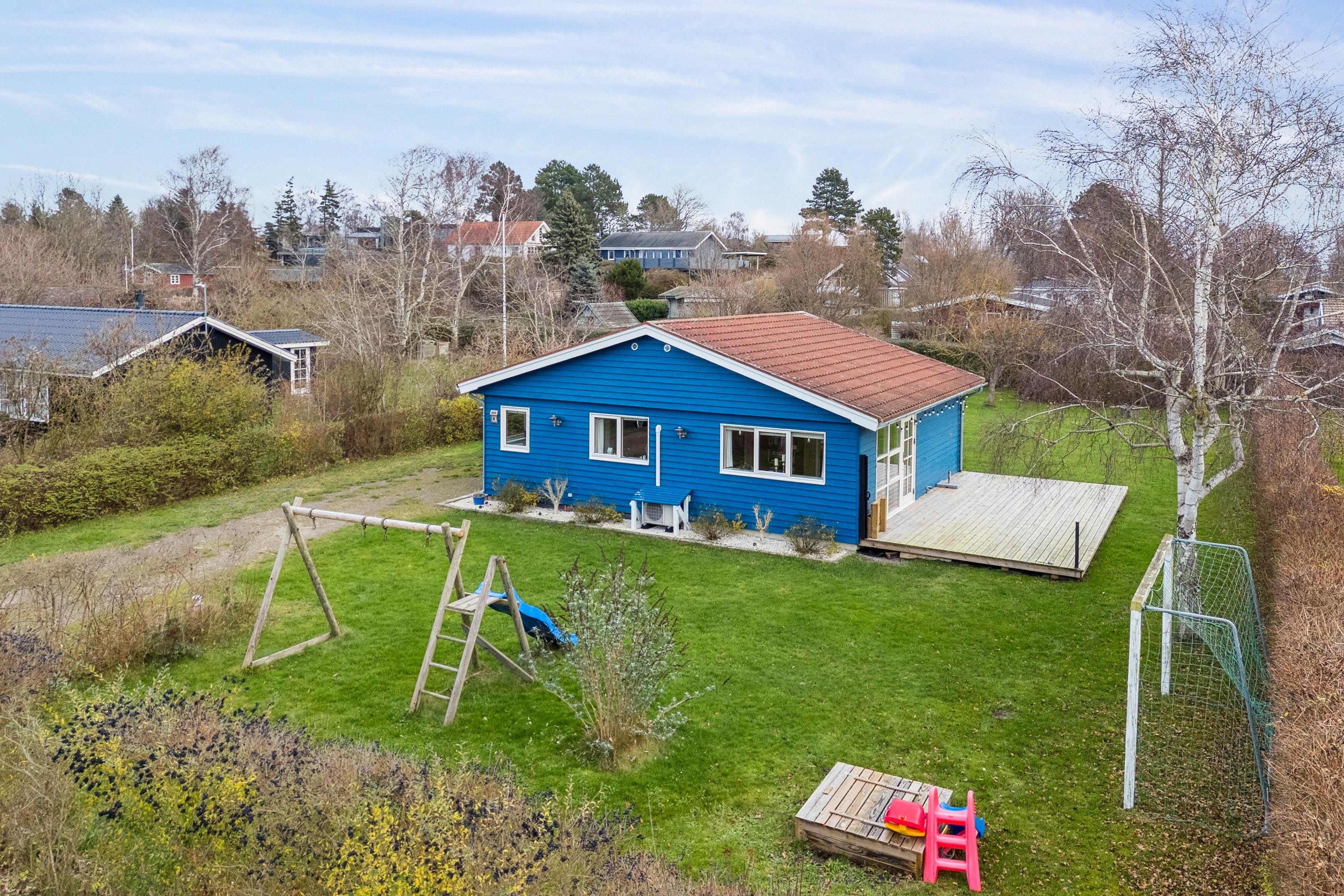 Fremhævet udsigt fra toppen billede i fuldskærmstilstand. Billede af Musvitvej 4, Kirke Stillinge, 4200 Slagelse